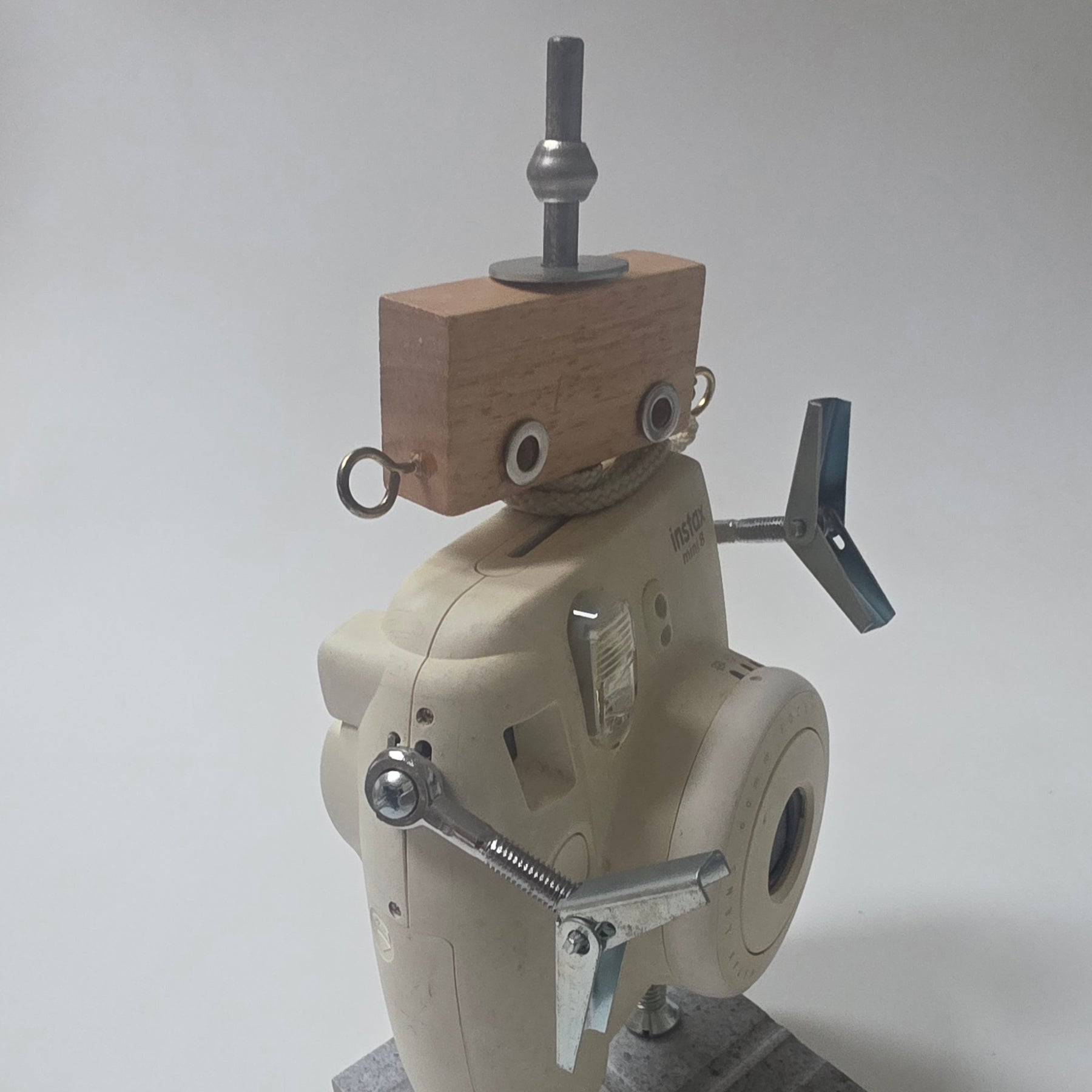 Remade, Reimagined: Instax 8 Upcycled Robot