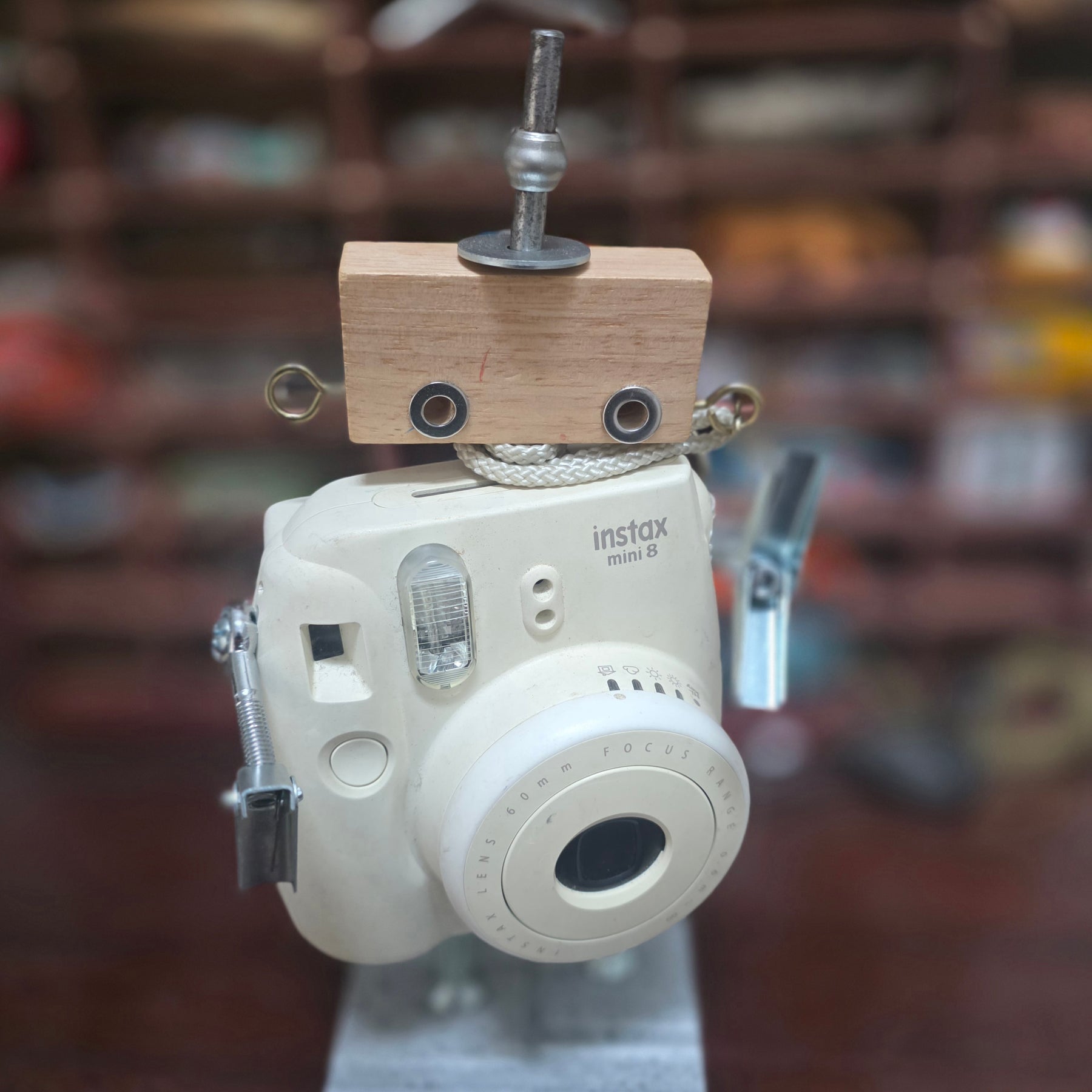 Remade, Reimagined: Instax 8 Upcycled Robot