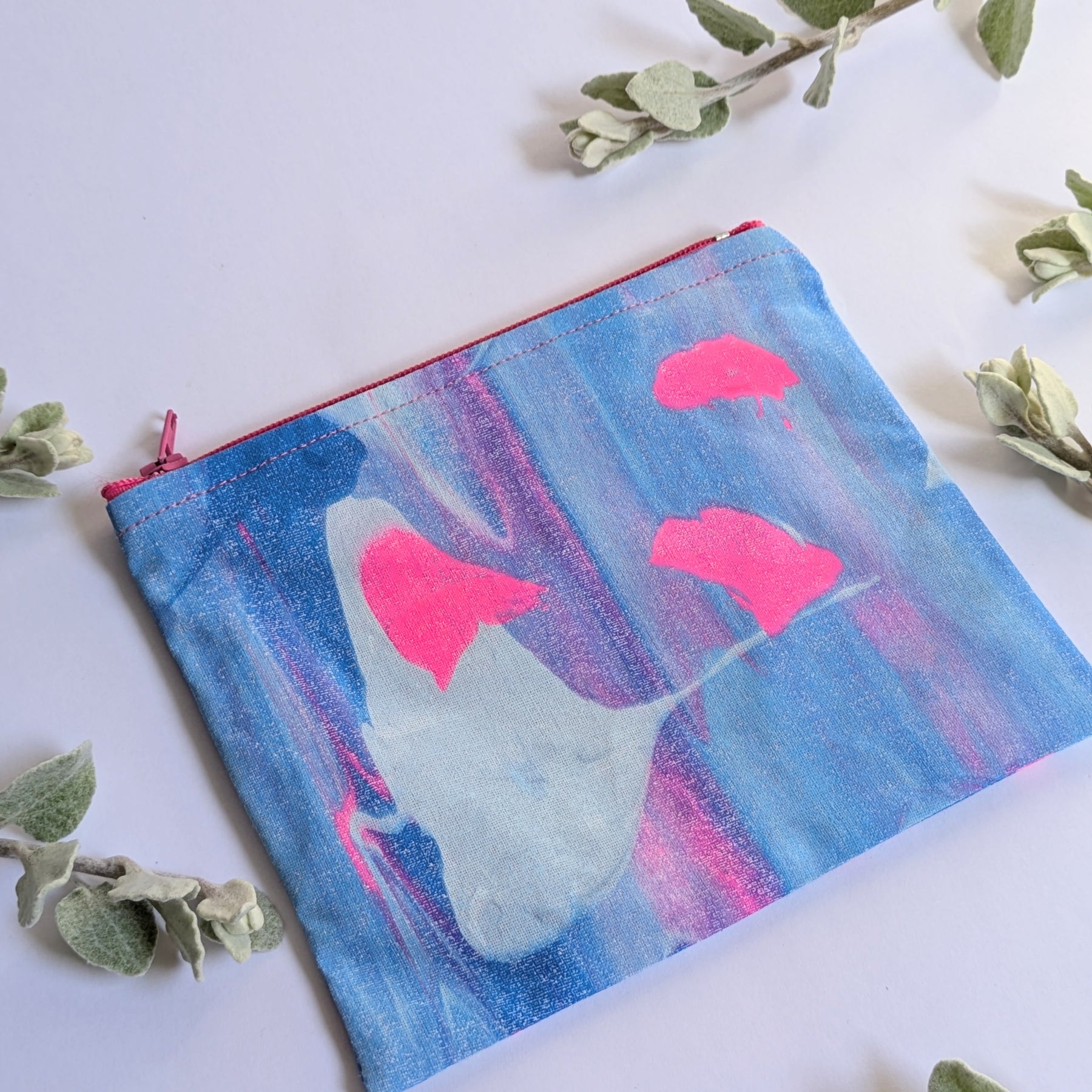 Hand Printed Fabric Pouches