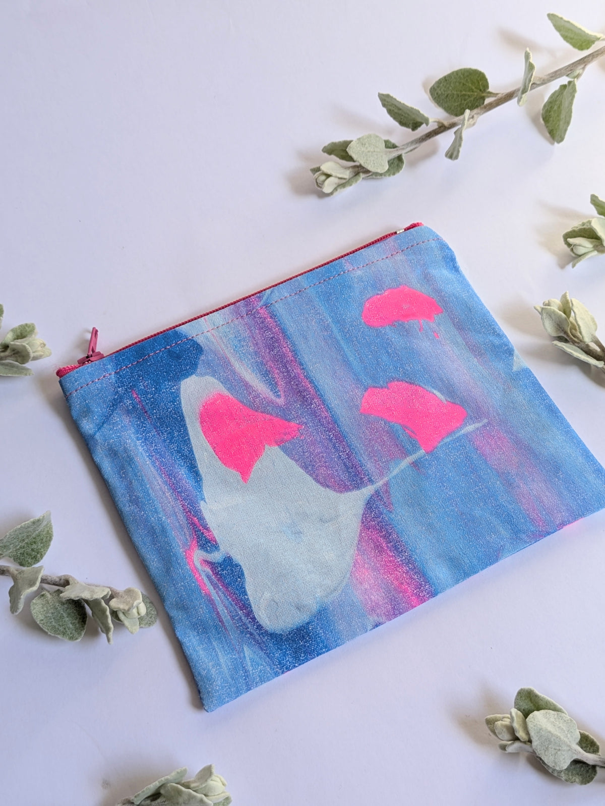 Hand Printed Fabric Pouches