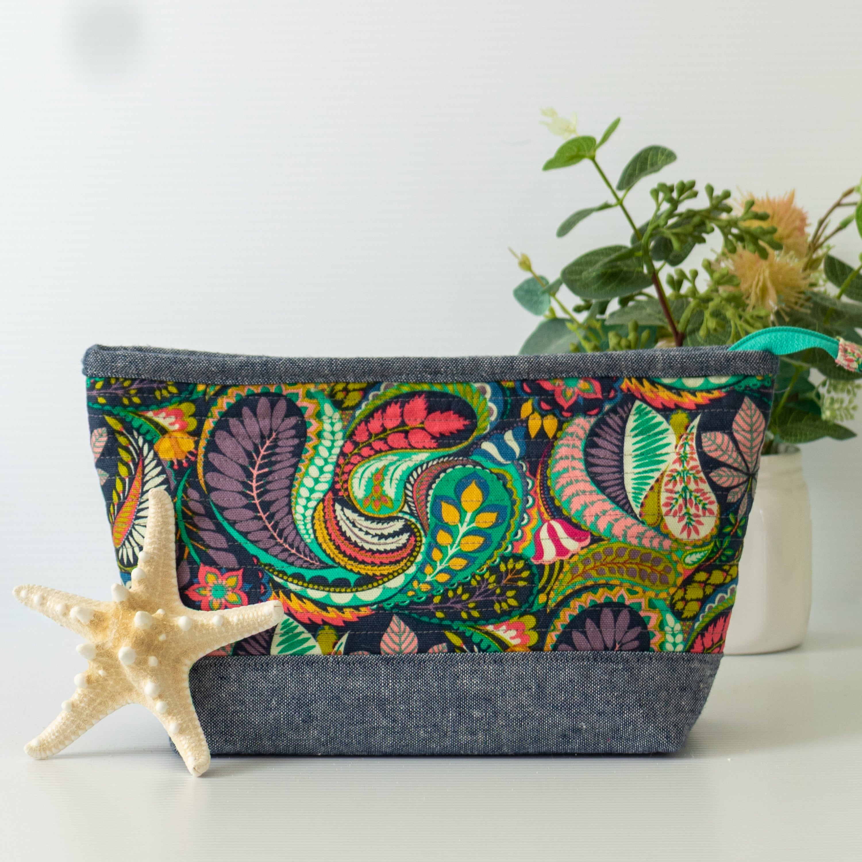 Solstice Large Open Wide Zip Pouch