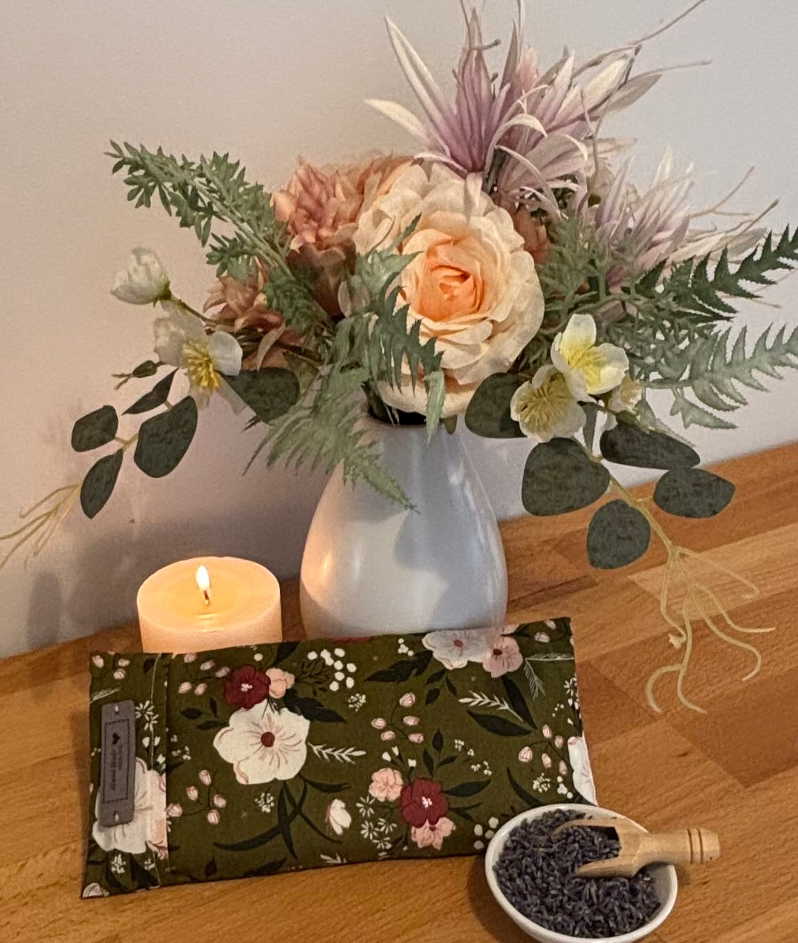 Lavender Eye Pillows with removable pillowcase