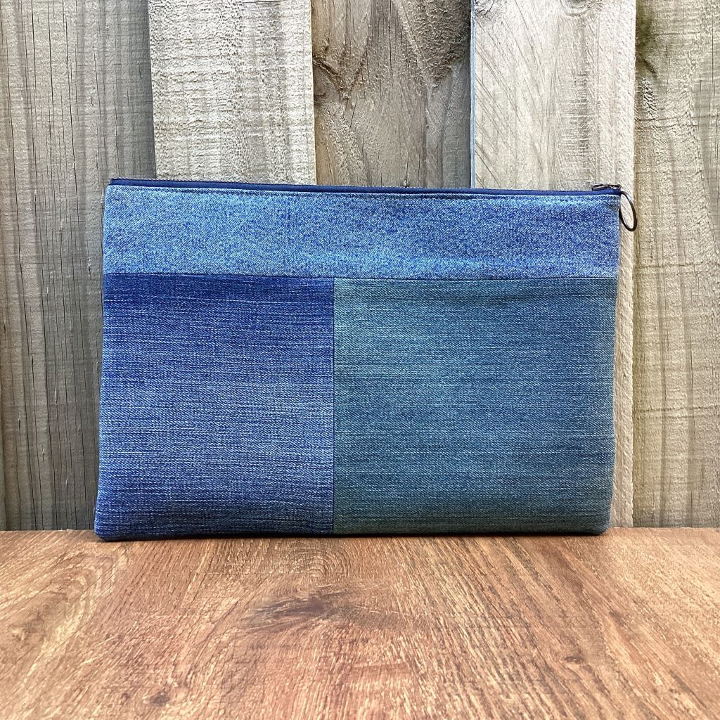 Large Upcycled Denim Pencil case – Diesel Tag