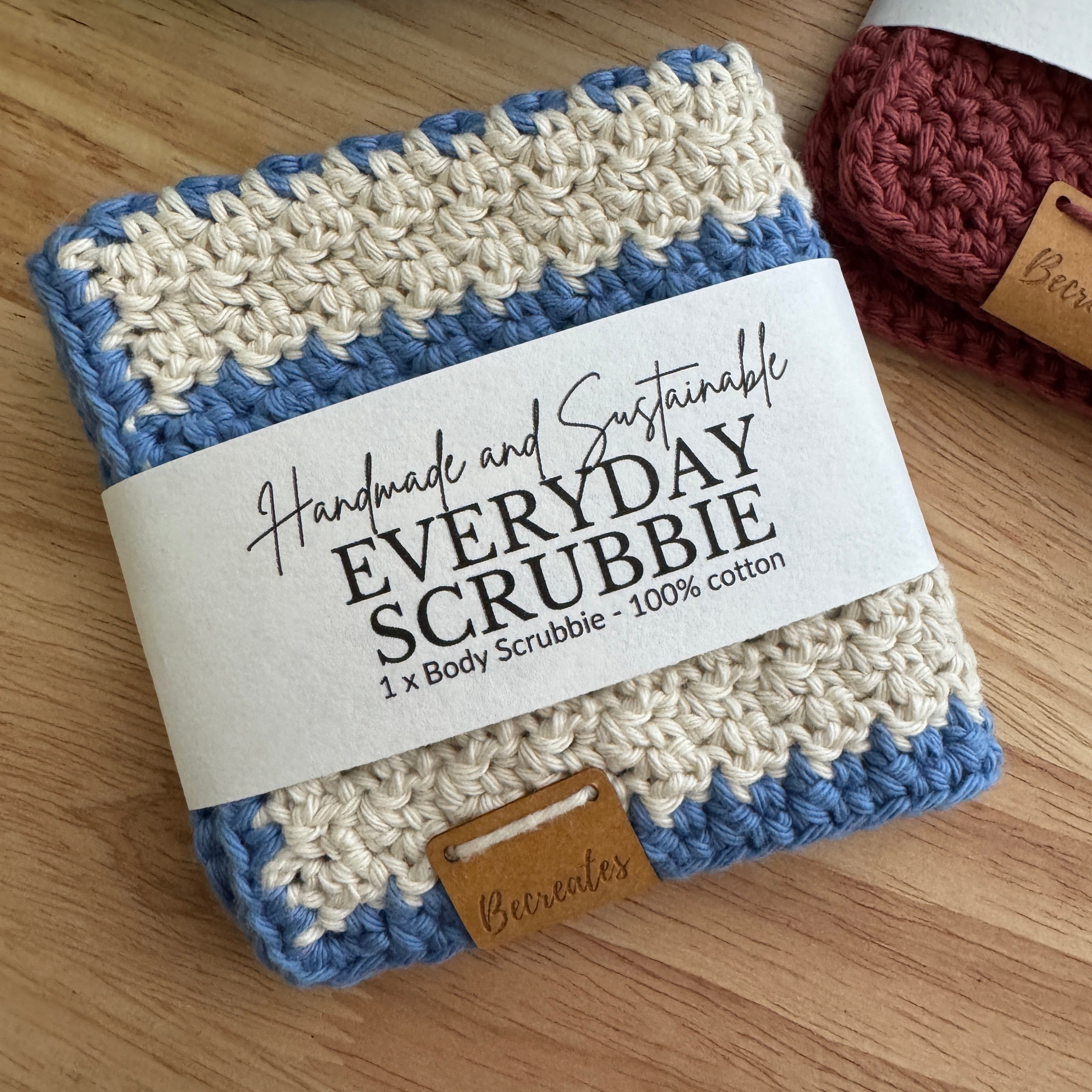 Everyday Scrubbie | Body Washcloth | Various colours | Reusable and Sustainable