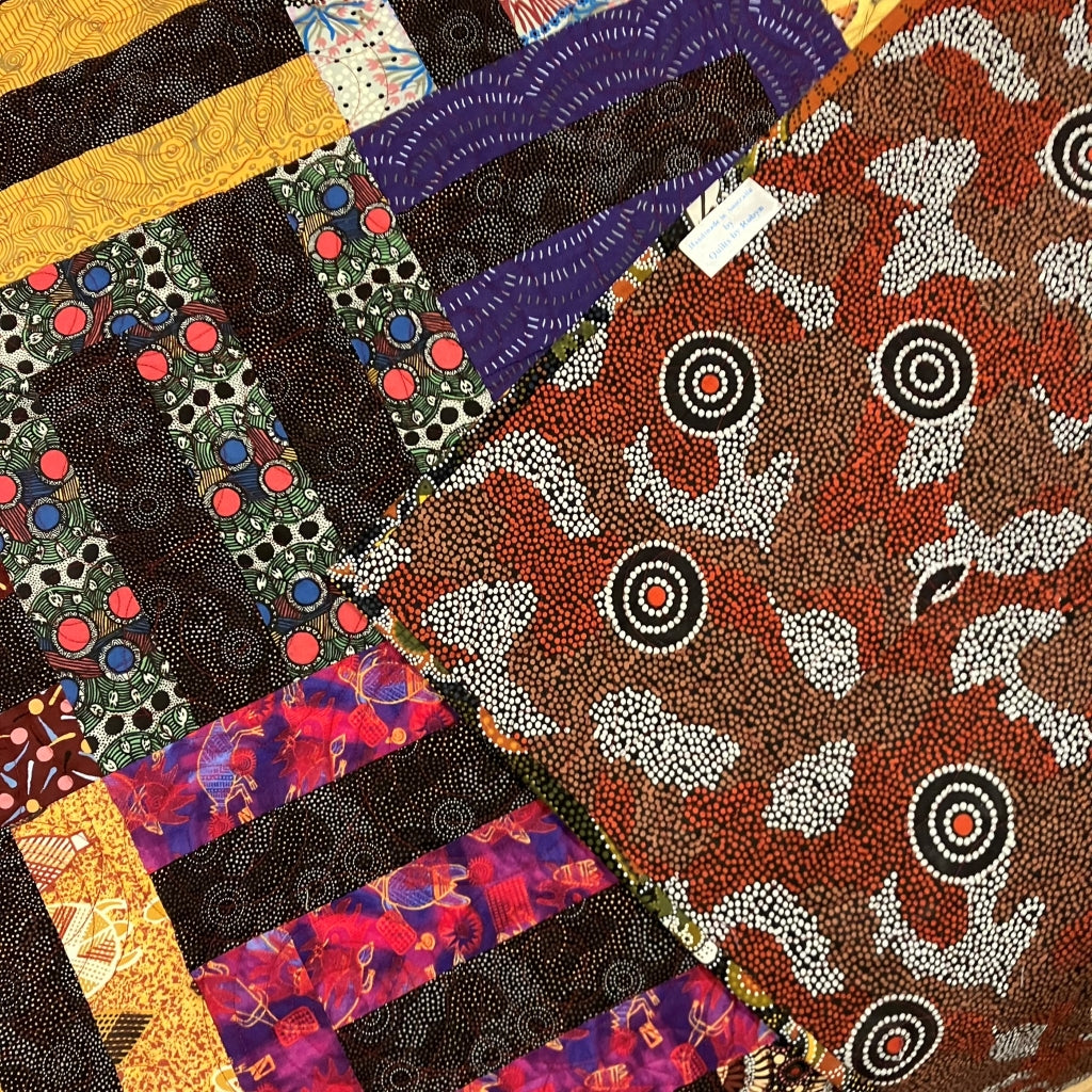 handmade patchwork quilt australia - queen sized