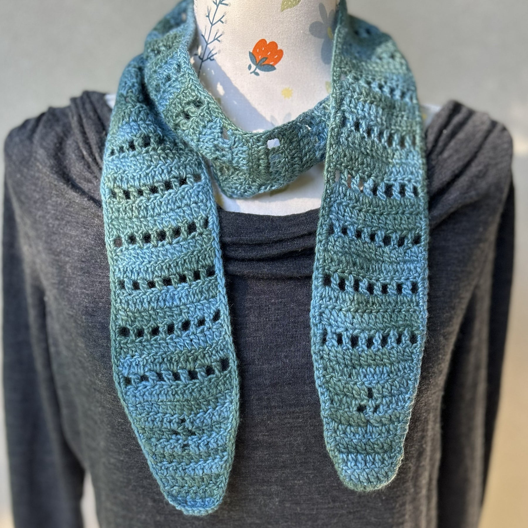 Filet Scarflet - Crochet