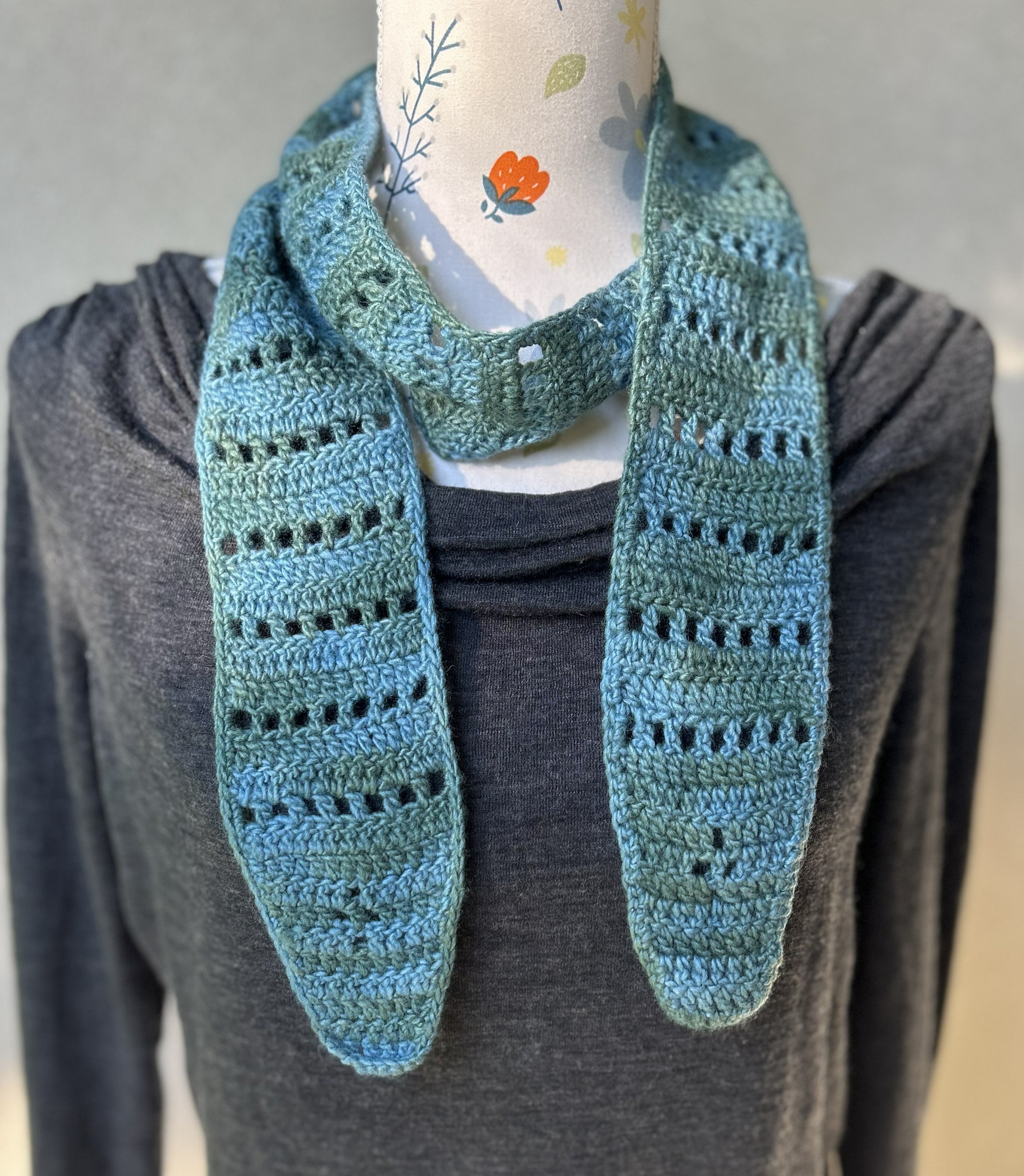 Filet Scarflet - Crochet