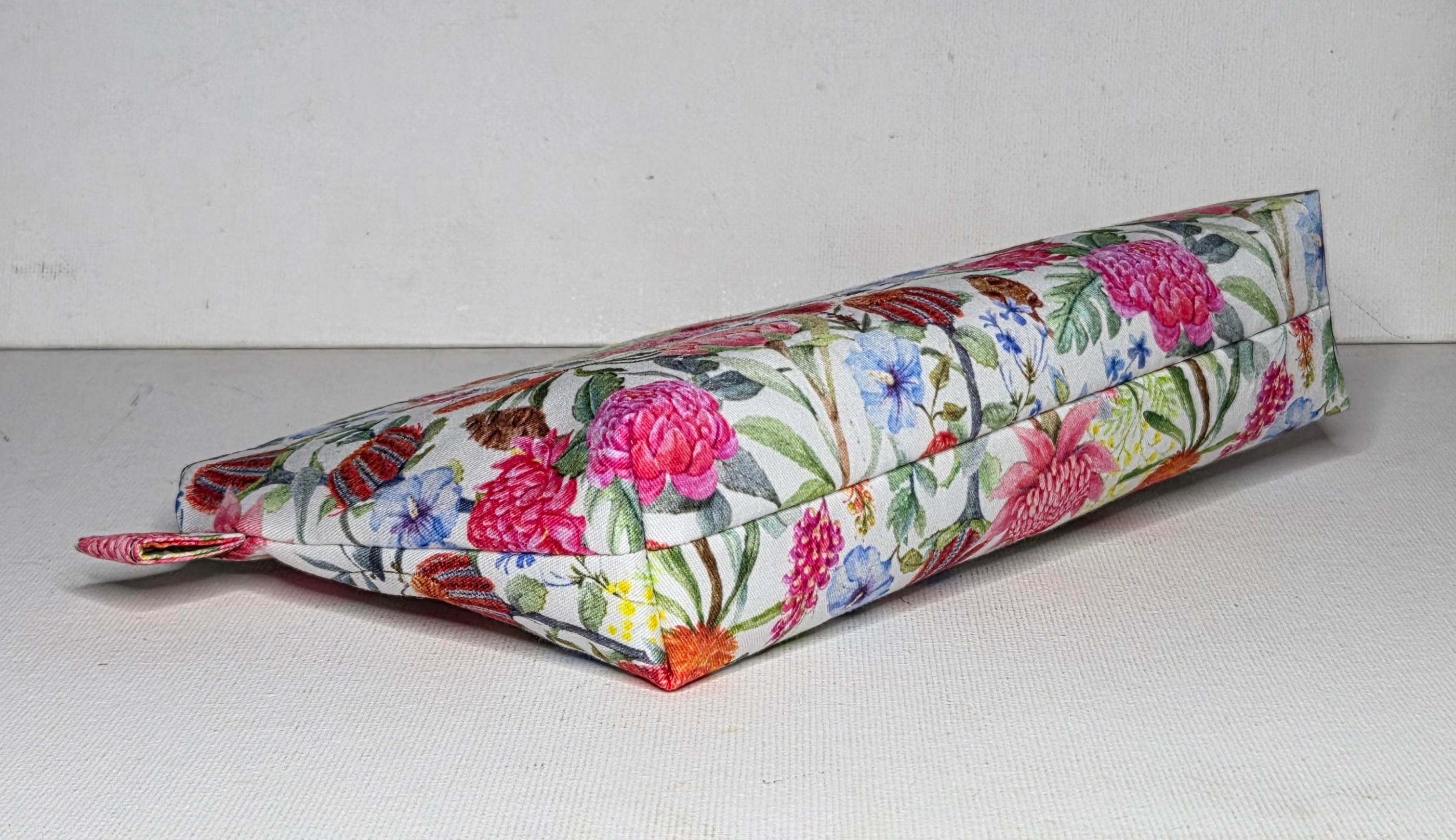 Zippered Pouch in Wildflower Fabric, size Large