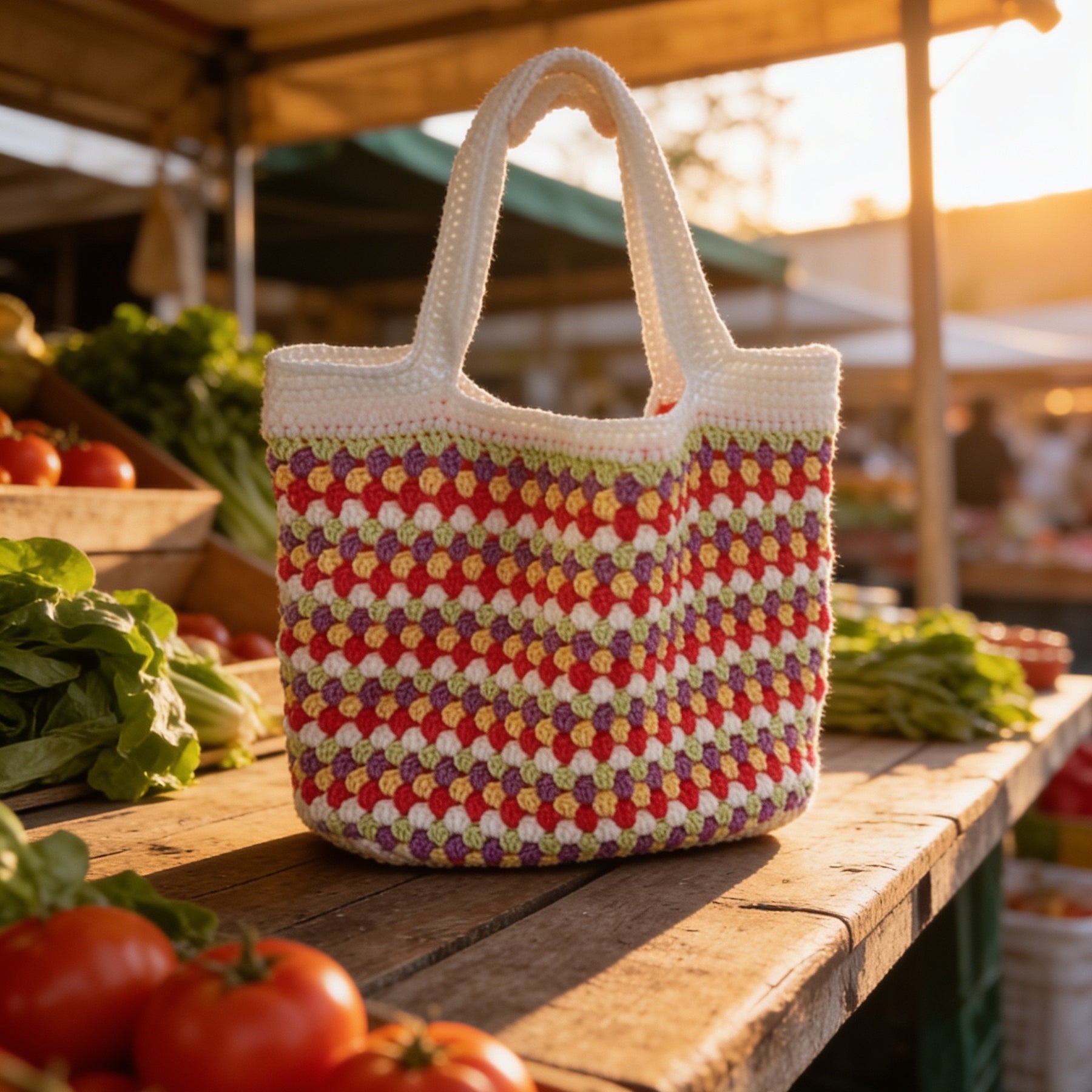 Custom Handmade Fully Lined Crochet Tote Bag, Market Bag Everyday Shoulder Tote, Australian Handmade
