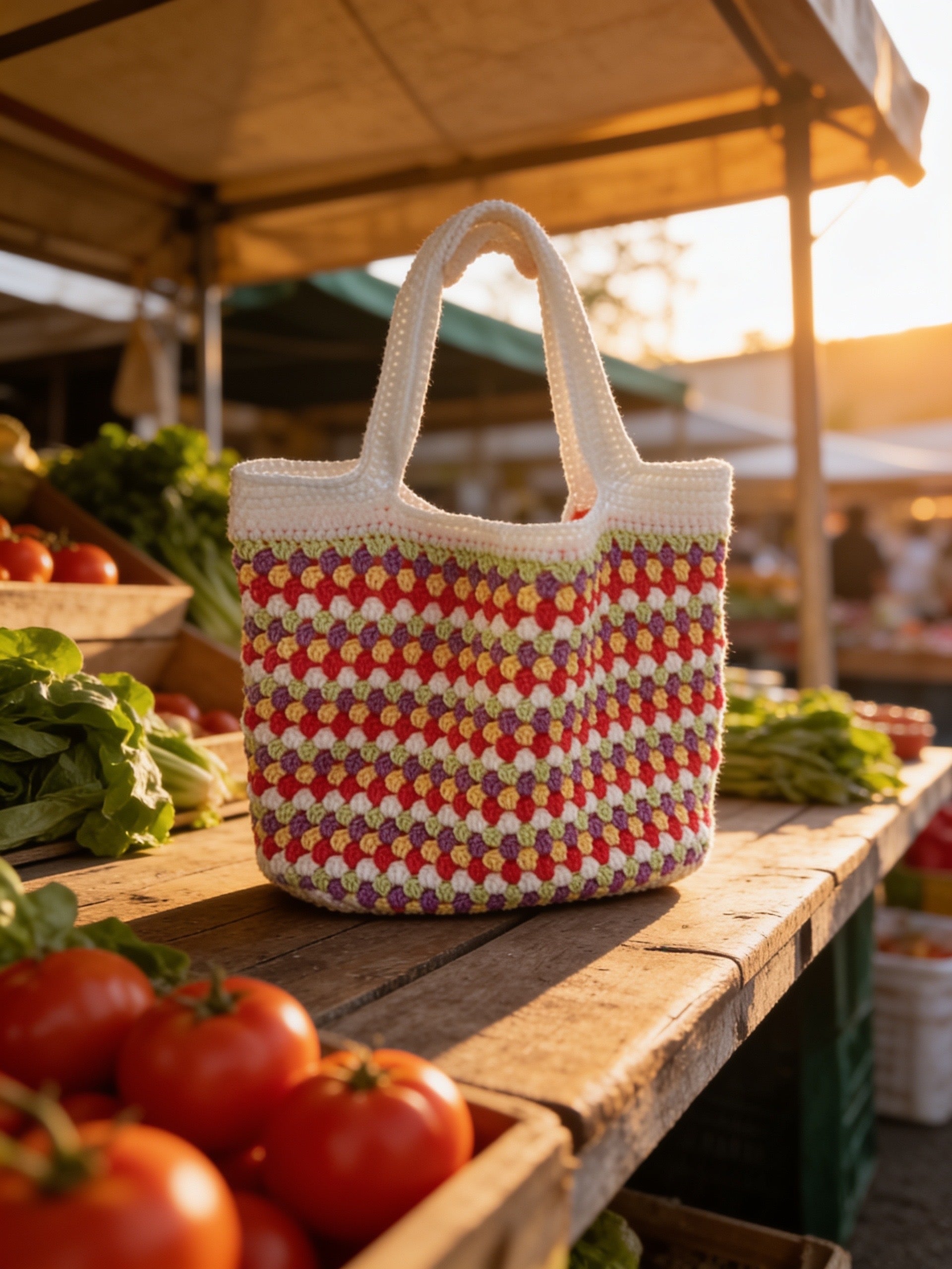 Custom Handmade Fully Lined Crochet Tote Bag, Market Bag Everyday Shoulder Tote, Australian Handmade