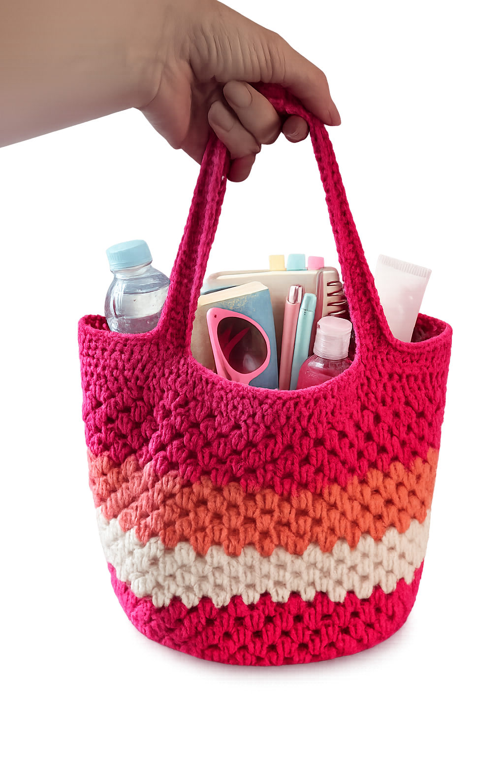 Custom Handmade Fully Lined Crochet Tote Bag, Market Bag Everyday Shoulder Tote, Australian Handmade