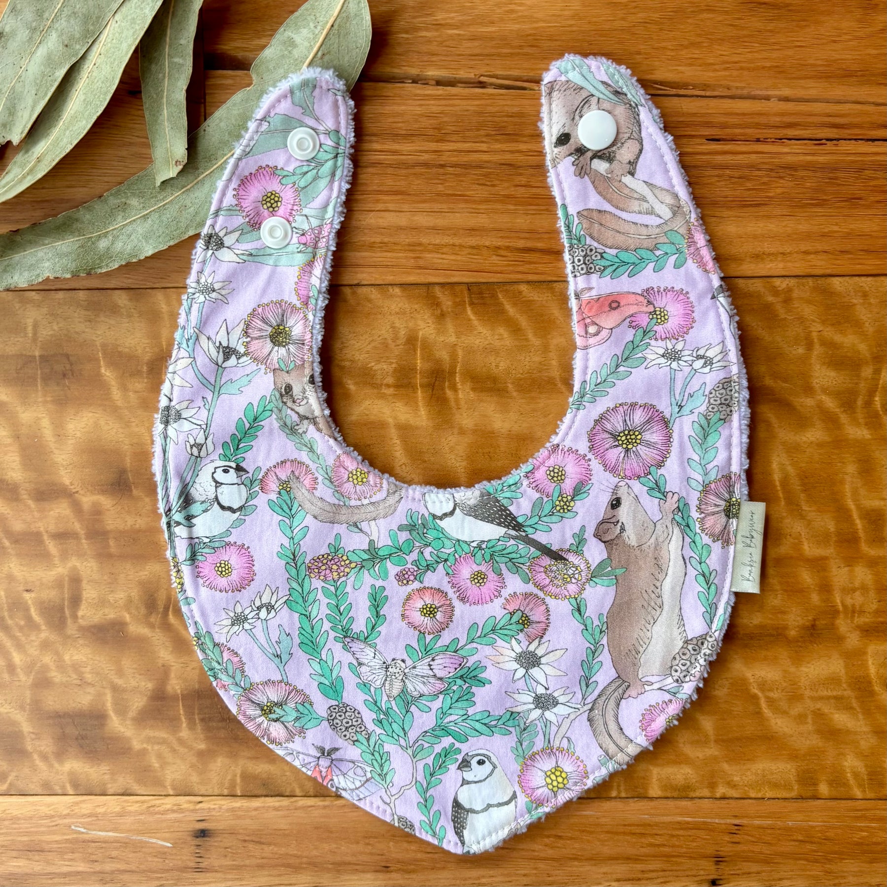 Australiana Baby Bib Set | Possum Buddies | Ready to Ship