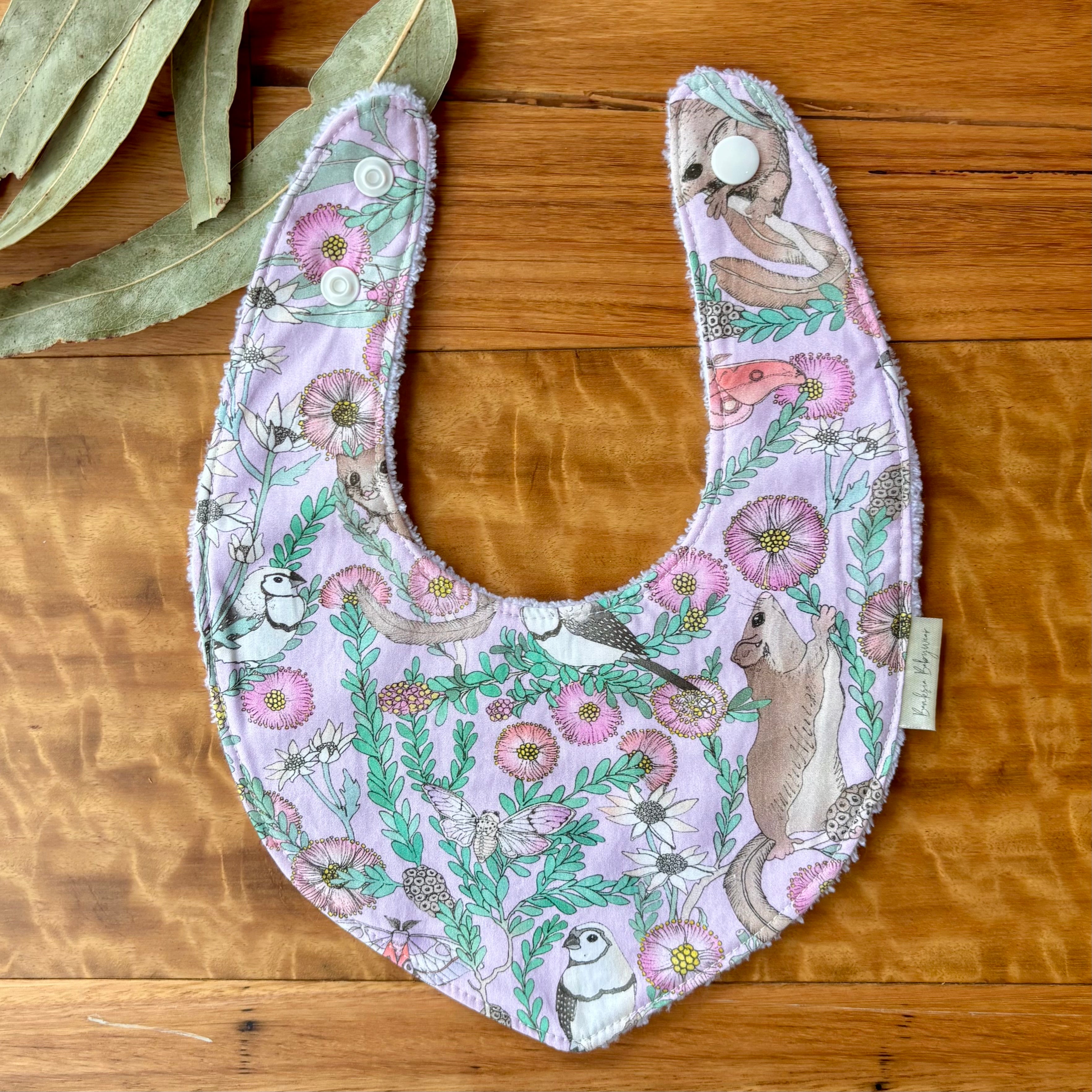Australiana Baby Bib Set | Possum Buddies | Ready to Ship