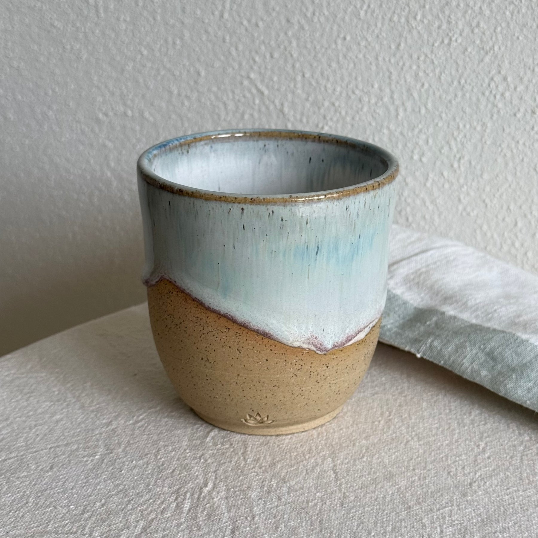 Cove Ceramic Tumbler - Handmade Handleless Cup - 320ml