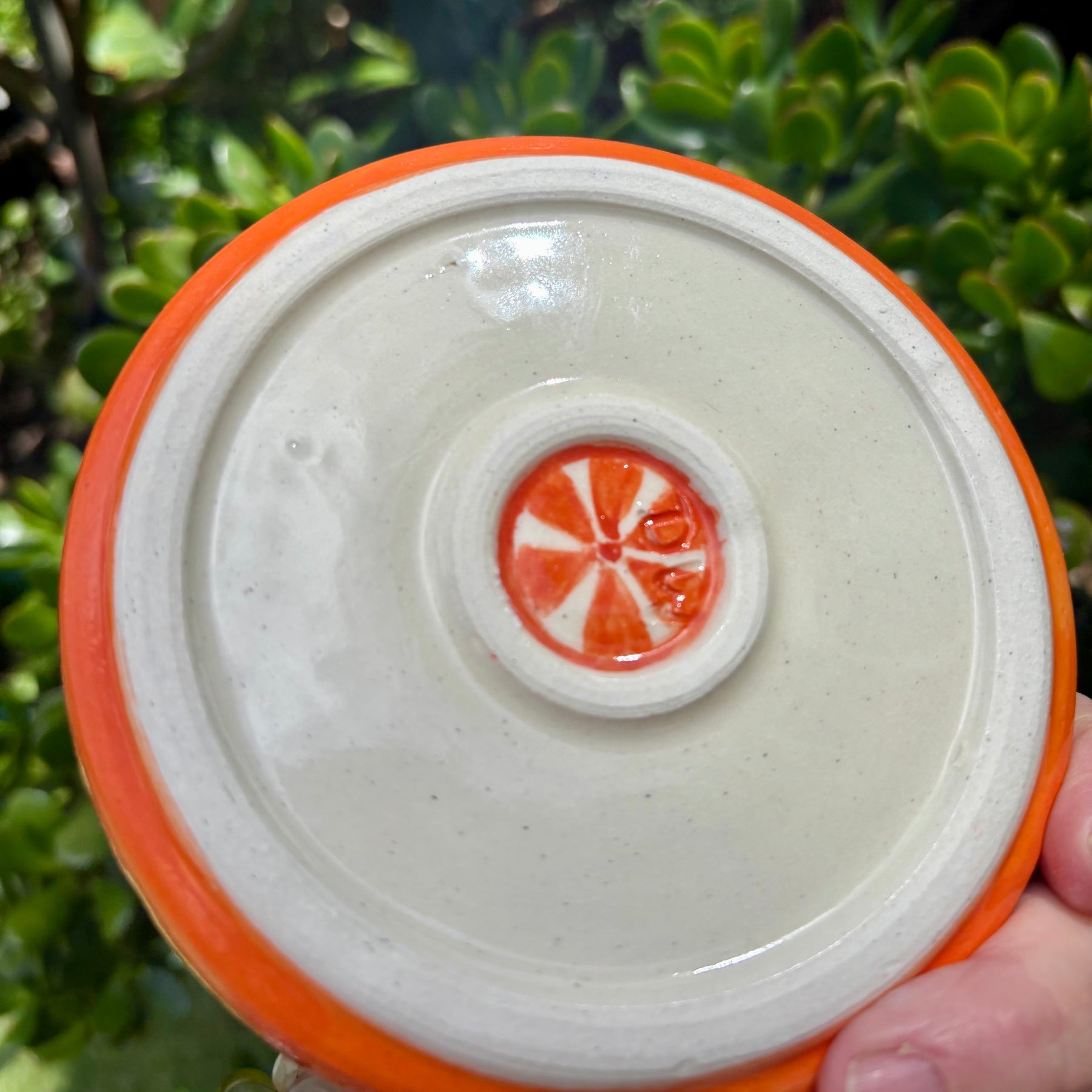 Orange plates