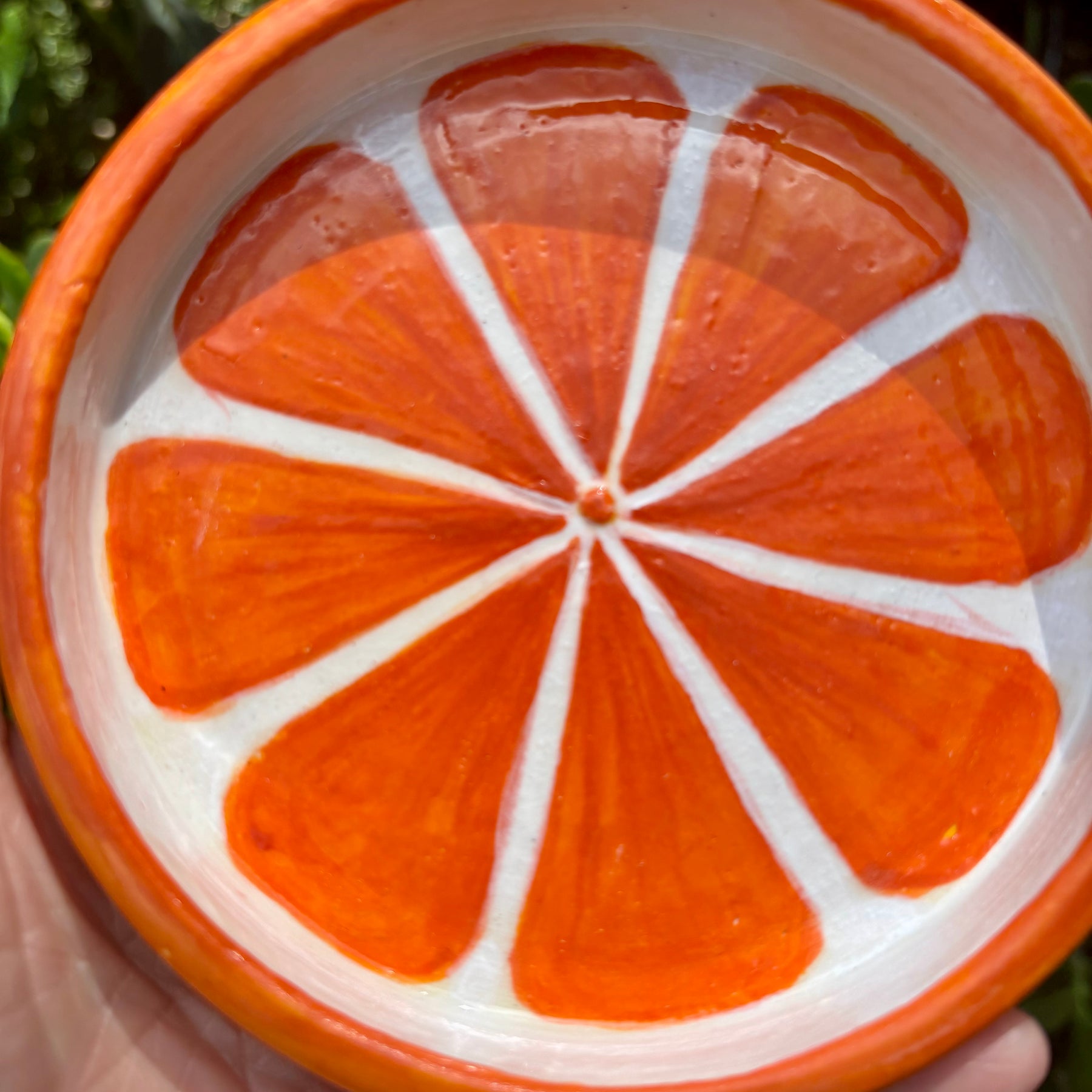 Orange plates