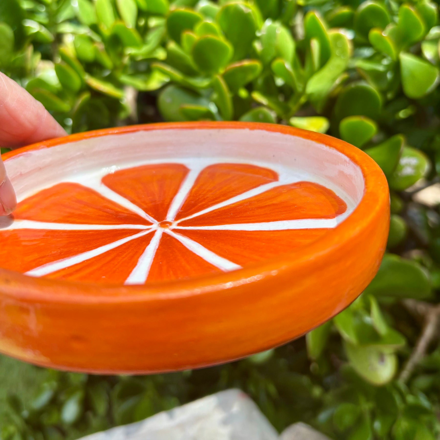 Orange plates
