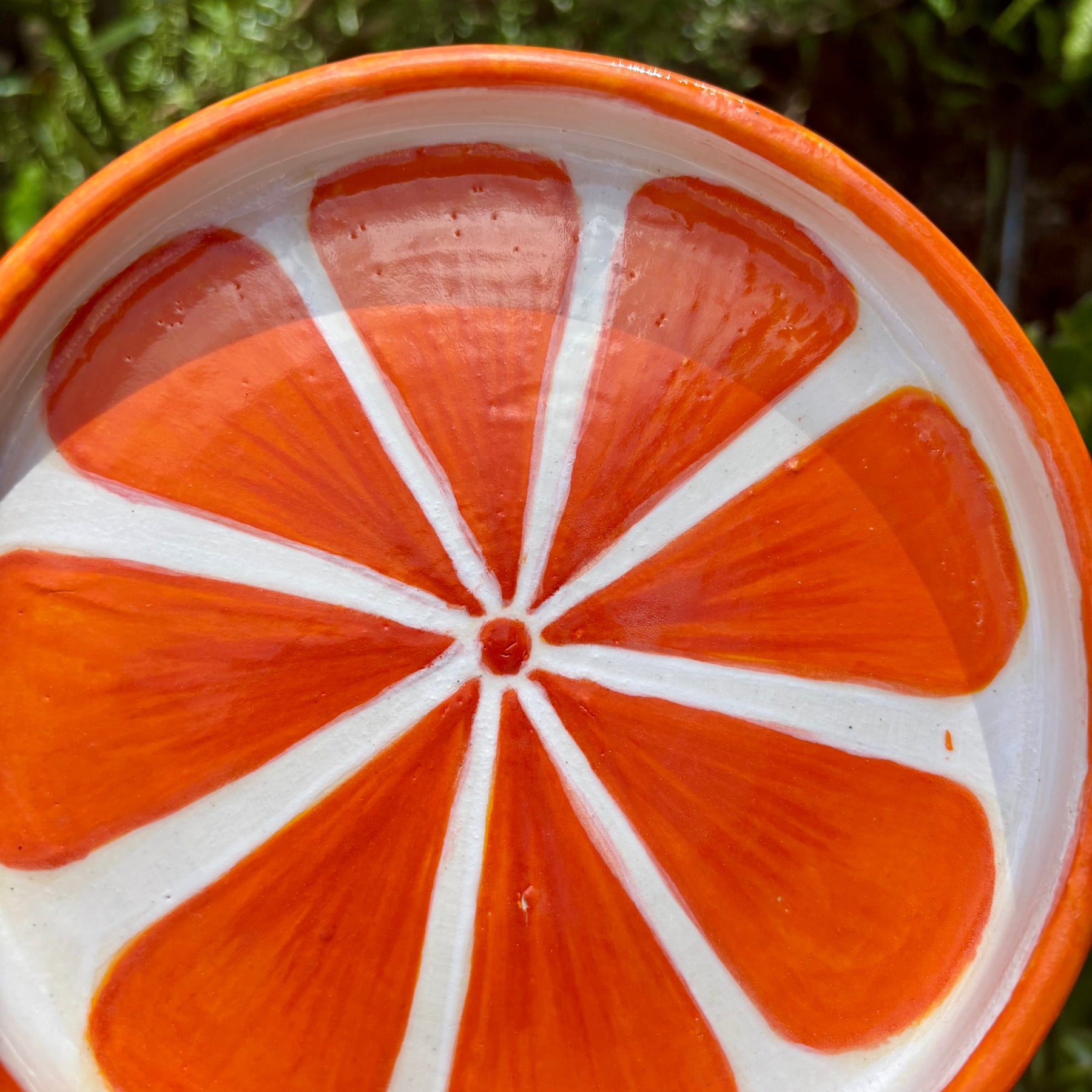 Orange plates