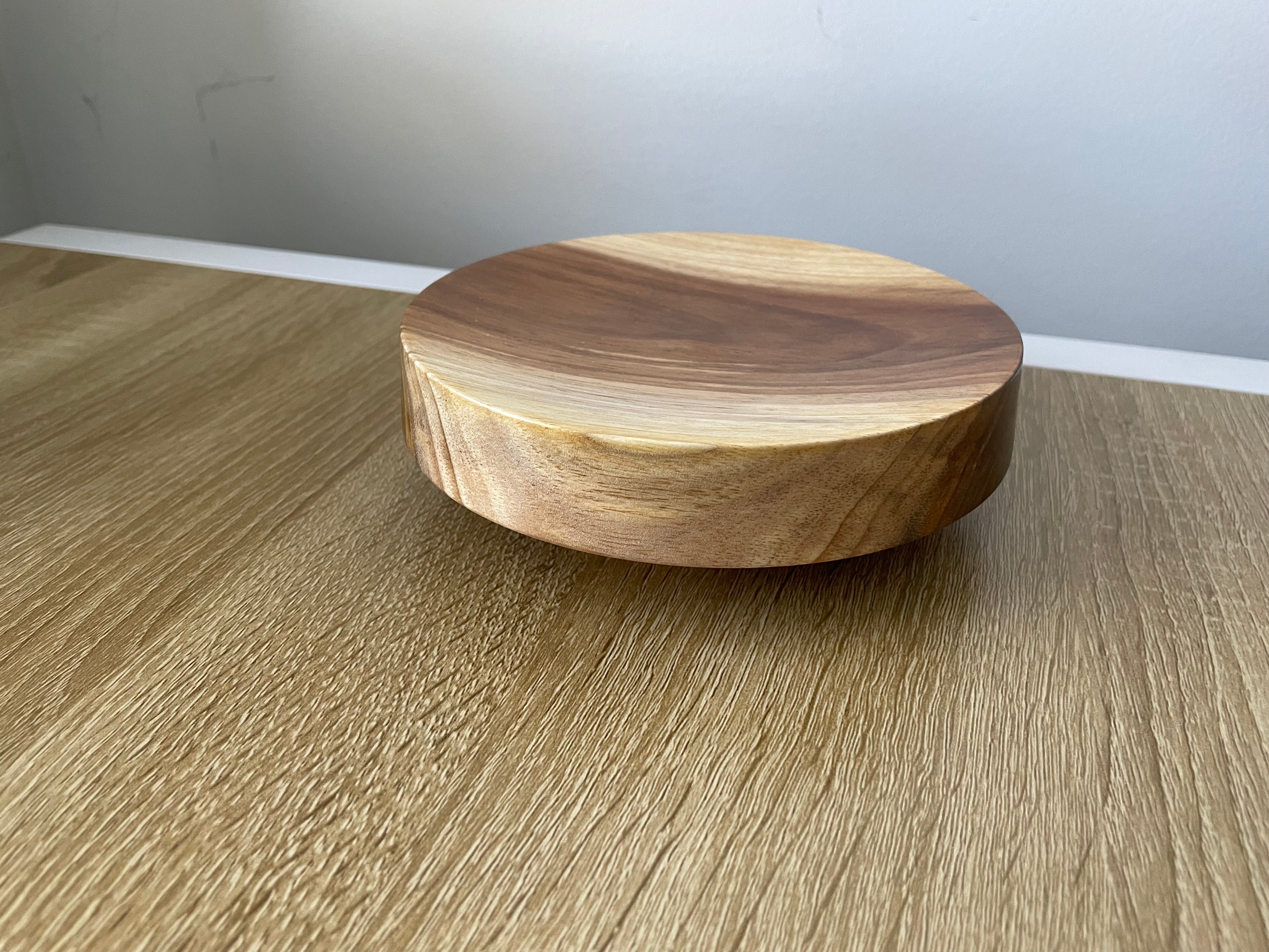 Handmade Woodturned Trinket, Jewellery, tray | Blackwood Tray