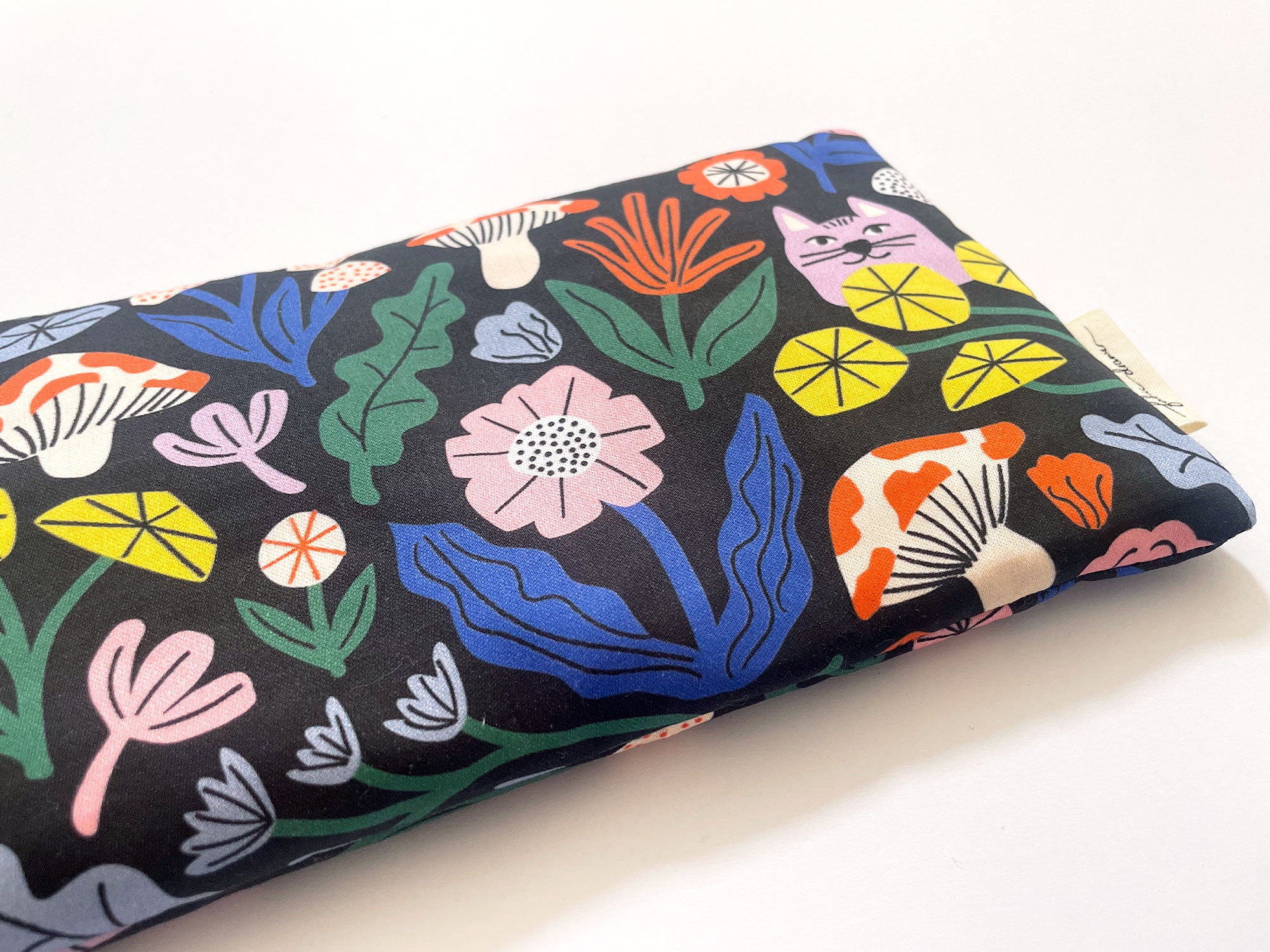 Weighted Eye Pillow Heat & Cool Pack, Handmade – Mushrooms