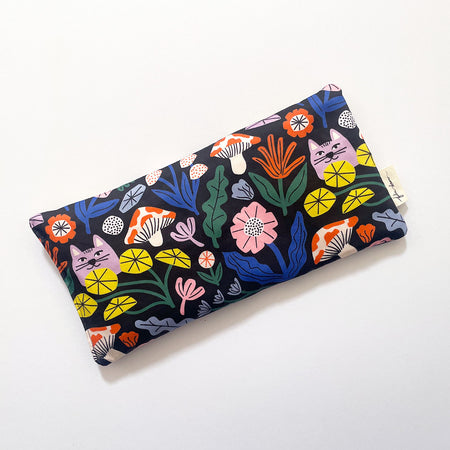 Weighted Eye Pillow Heat & Cool Pack, Handmade – Mushrooms