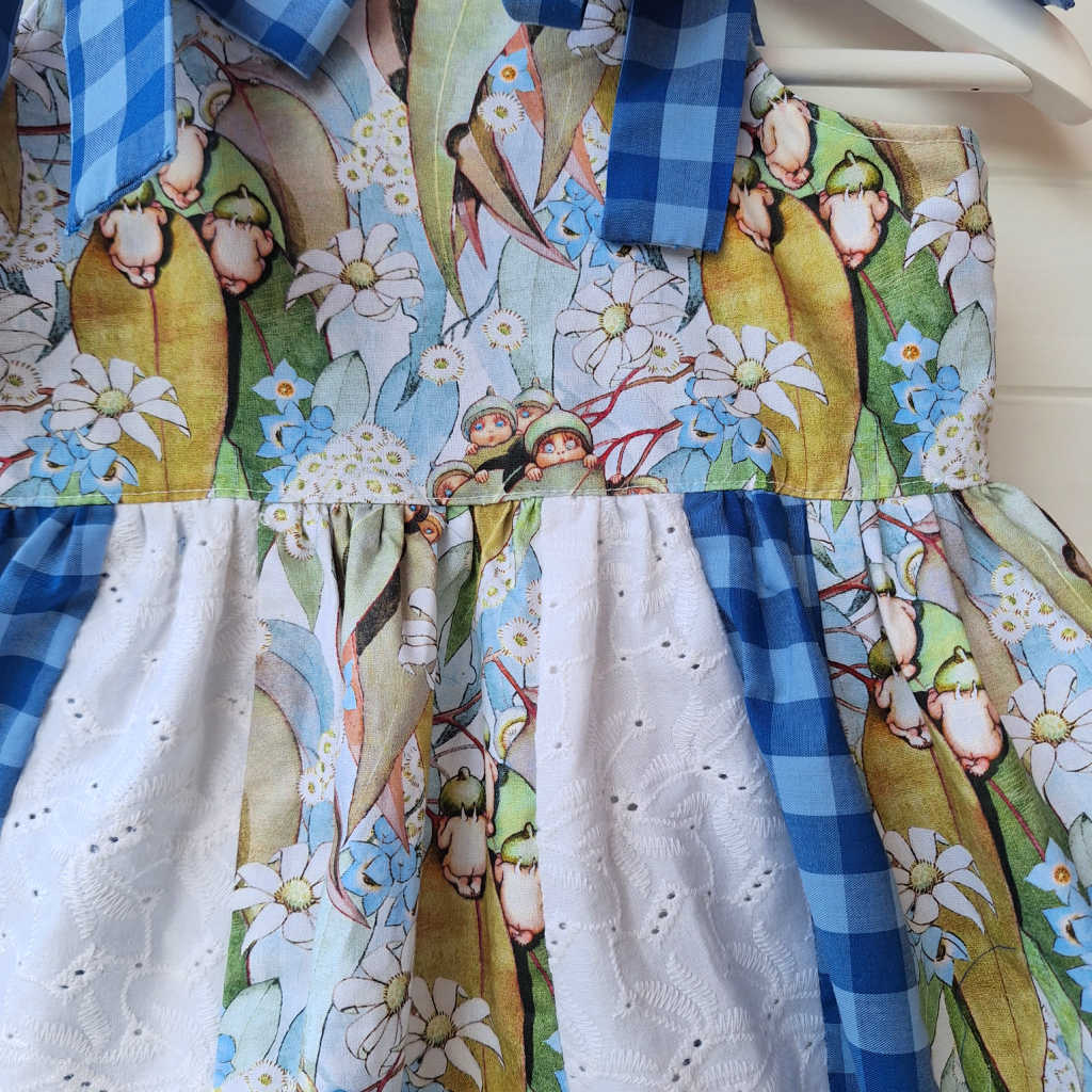 Handmade Girls' Size 2 Gumnut Baby Dress
