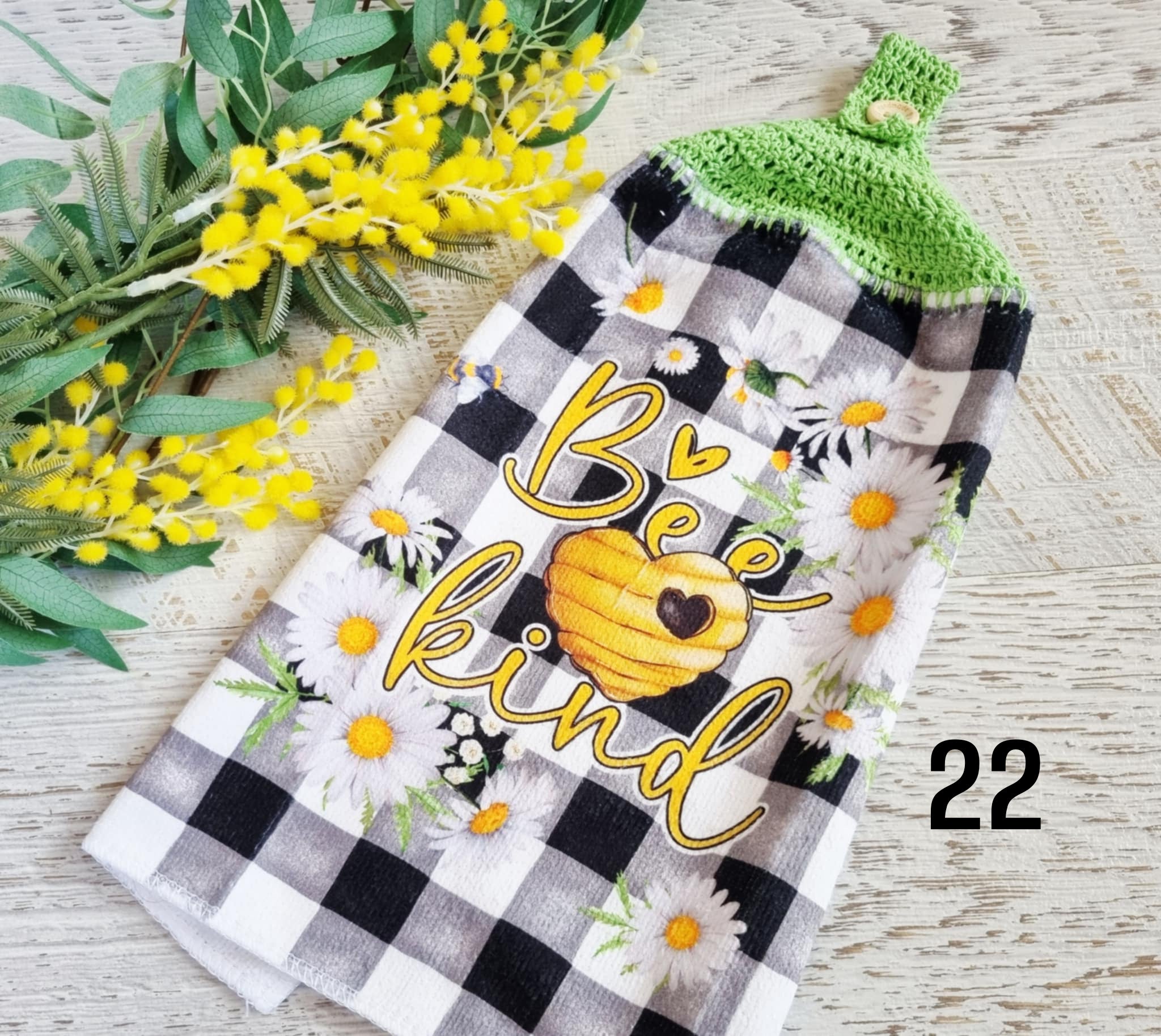 Kitchen Hand Towel | Hanging | Polyester Microfibre | SINGLE LAYER | 9 Styles - 19 - 27