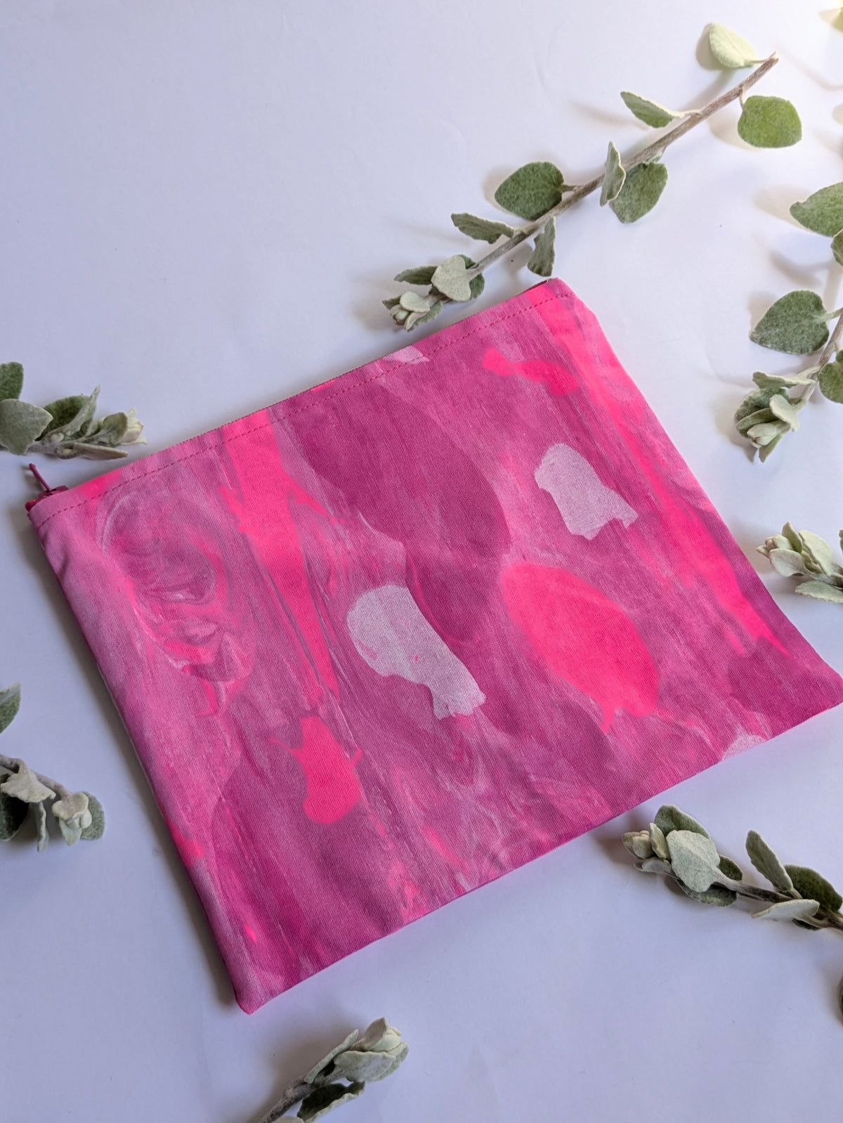Hand Printed Fabric Pouches