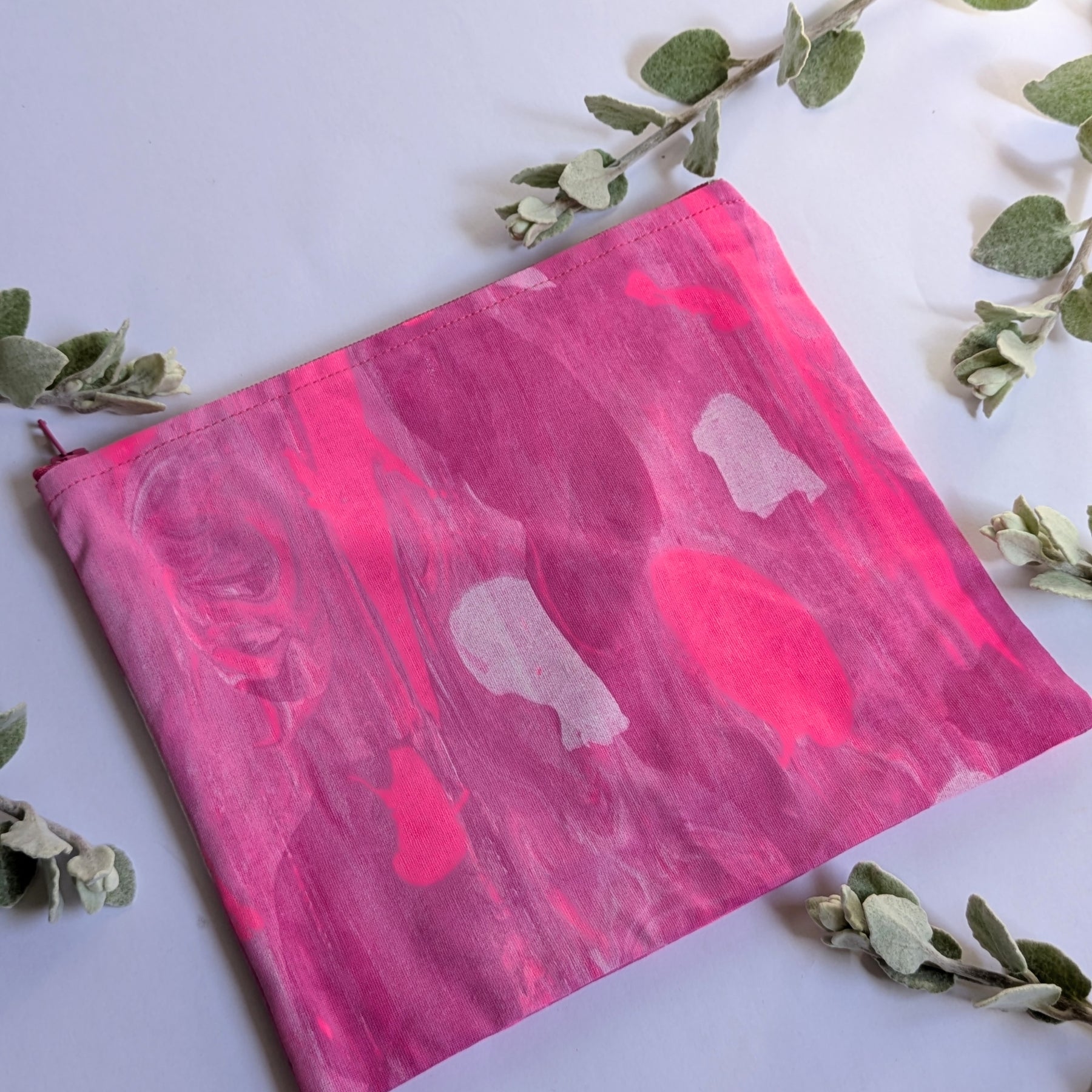 Hand Printed Fabric Pouches