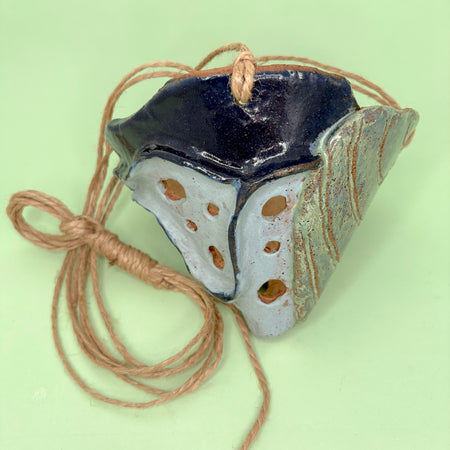 Ceramic hanging large cone orchid pot