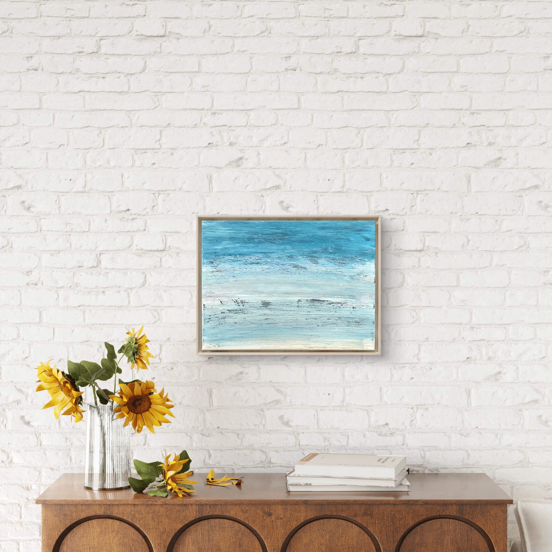 Peace Adrift 1 + 2 - Drifting Shores Collection Original Textured Acrylic