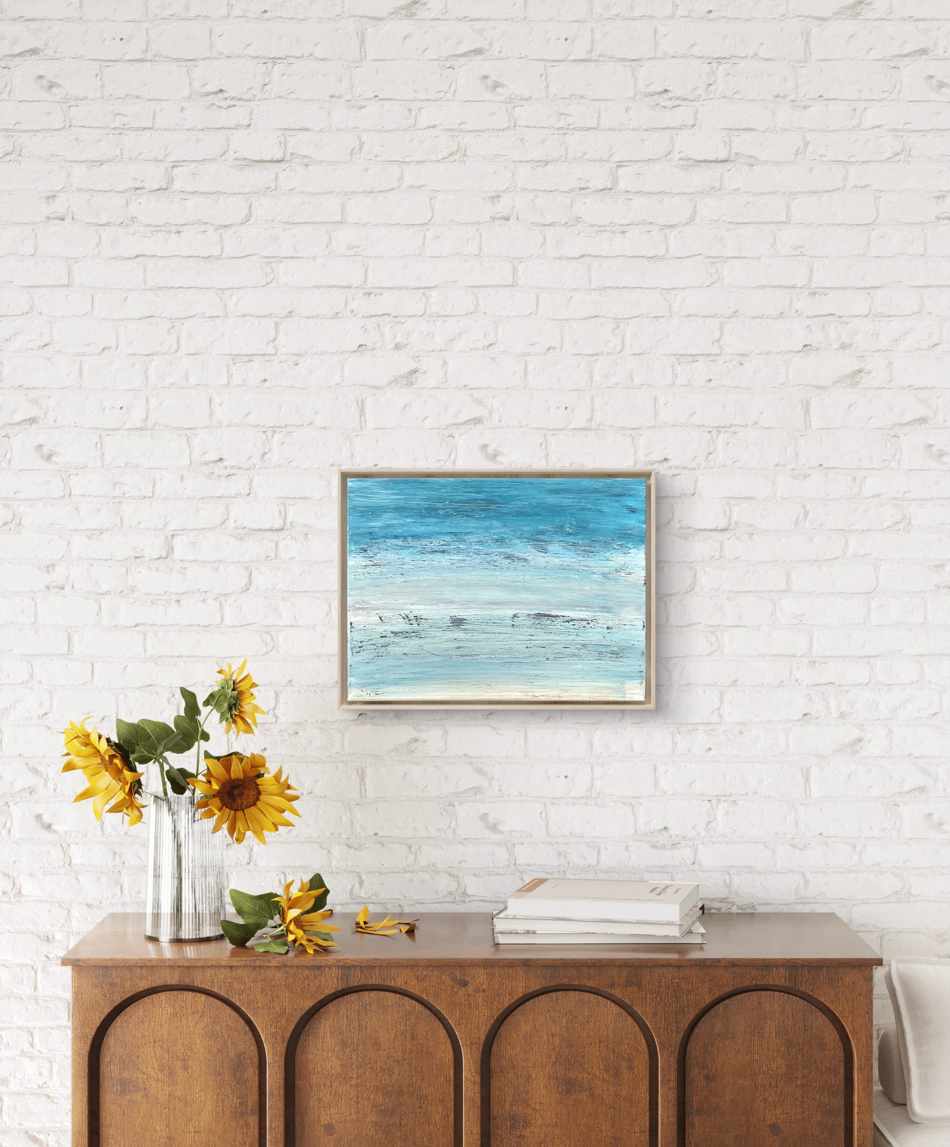 Peace Adrift 1 + 2 - Drifting Shores Collection Original Textured Acrylic