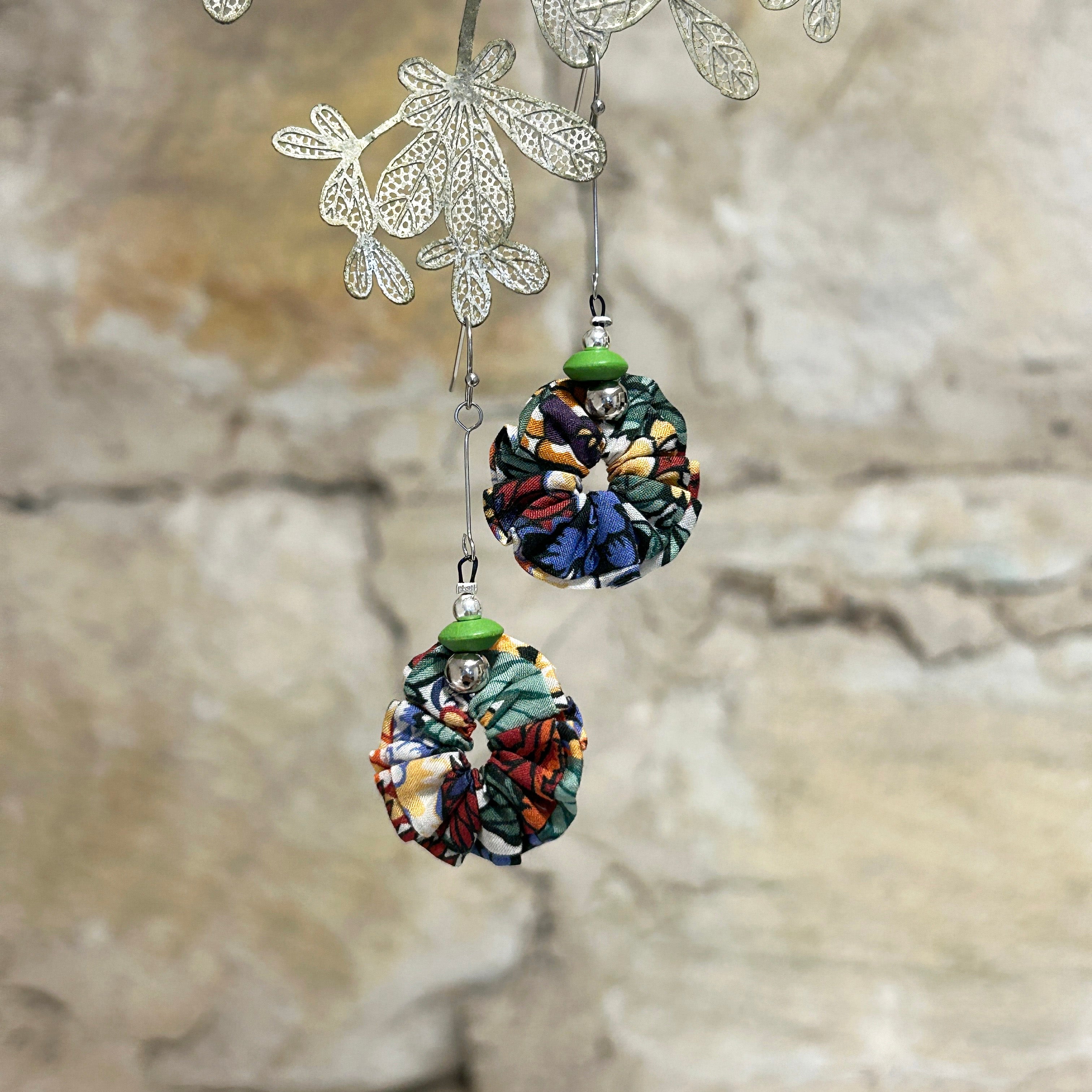Earrings Colourful Textiles - EC-617 EC-618 EC-619