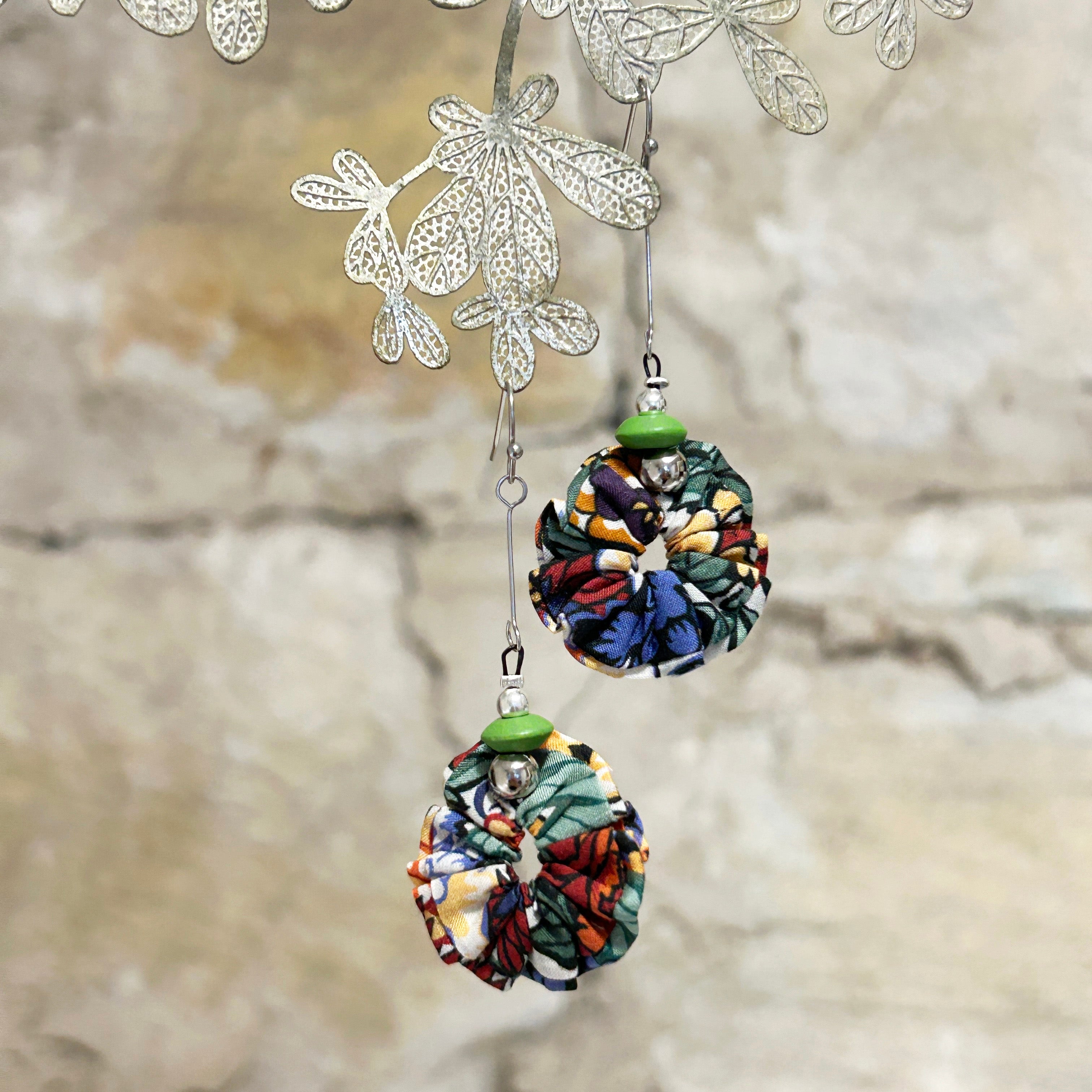 Earrings Colourful Textiles - EC-617 EC-618 EC-619