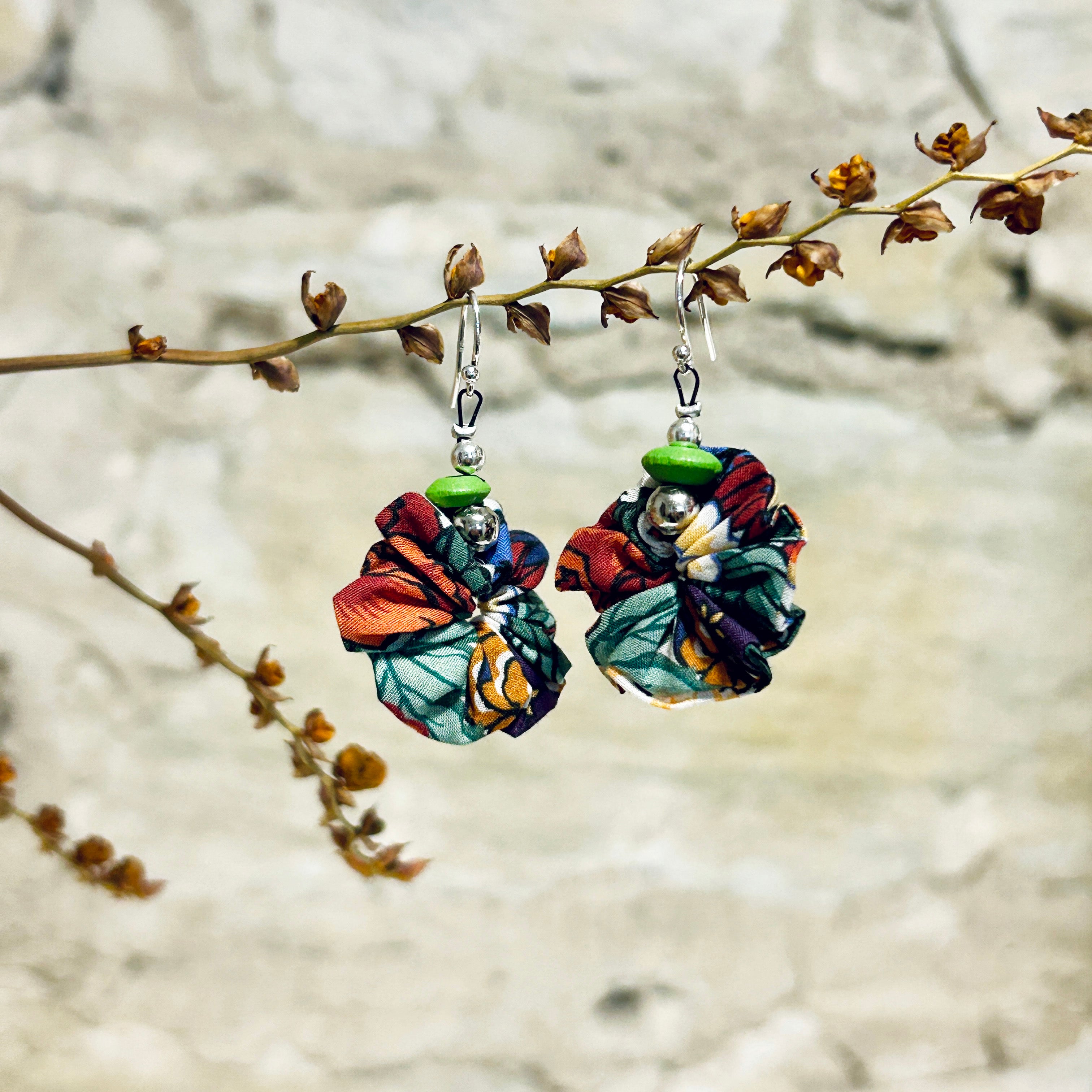 Earrings Colourful Textiles - EC-617 EC-618 EC-619