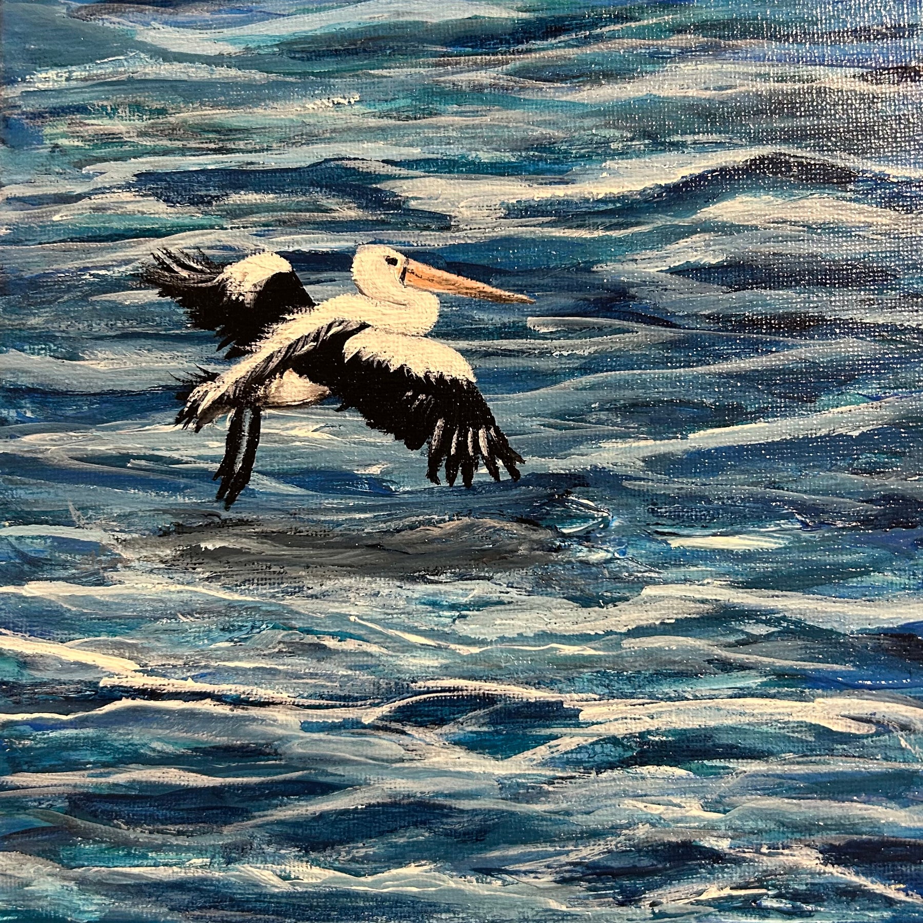 Endless Flight - Pelican about to rest