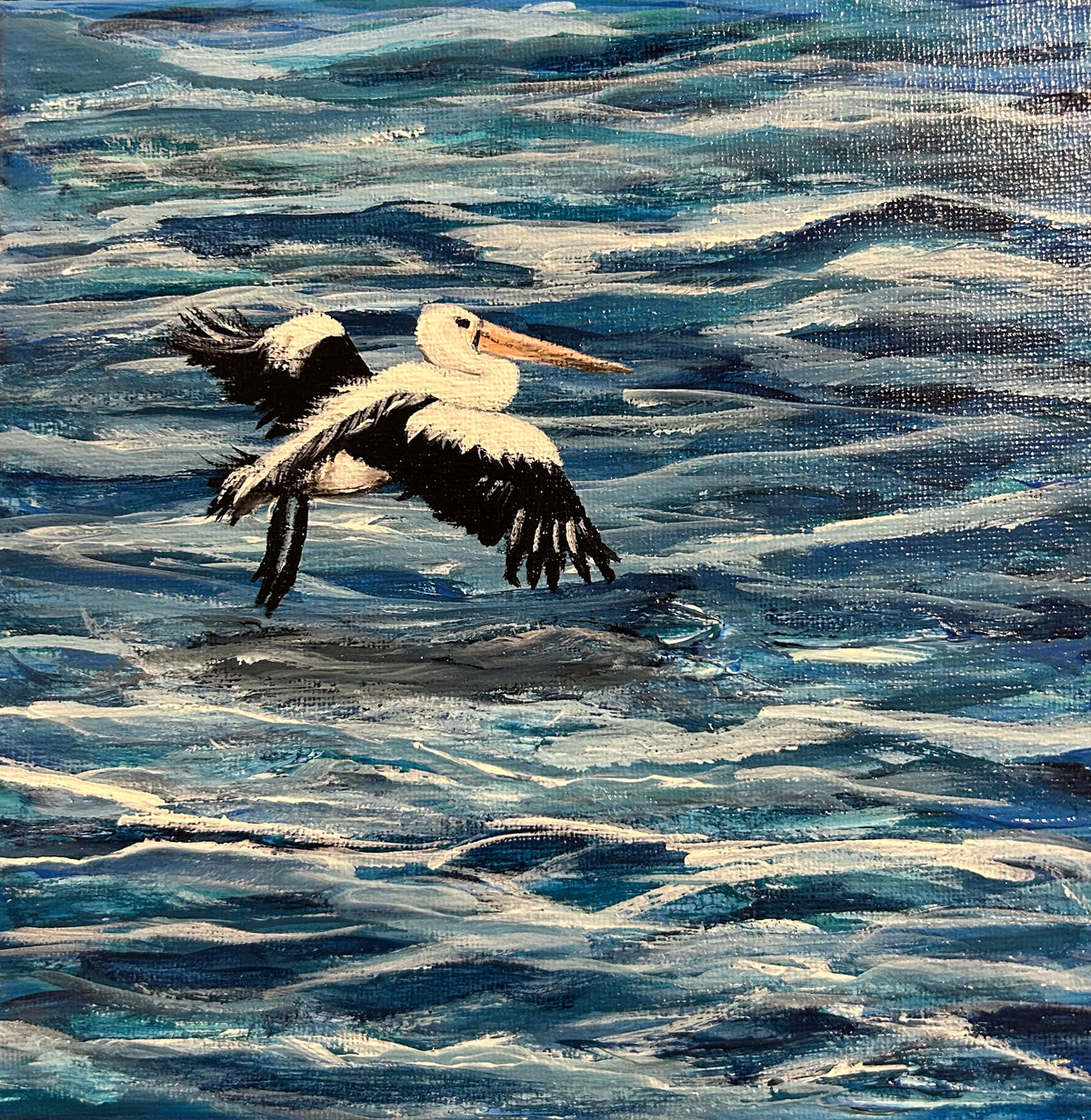 Endless Flight - Pelican about to rest