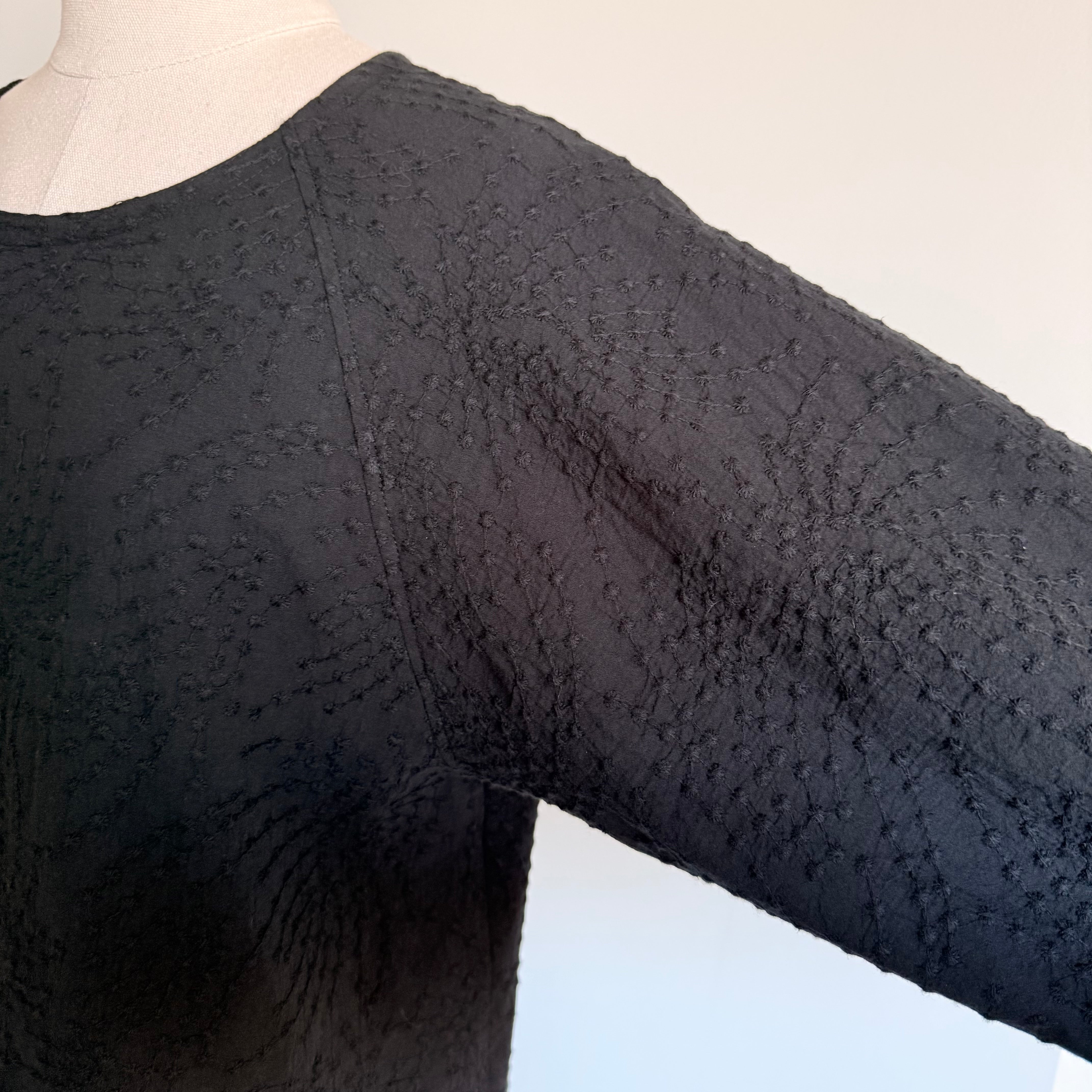 Long Sleeved Embroidered Cotton Top