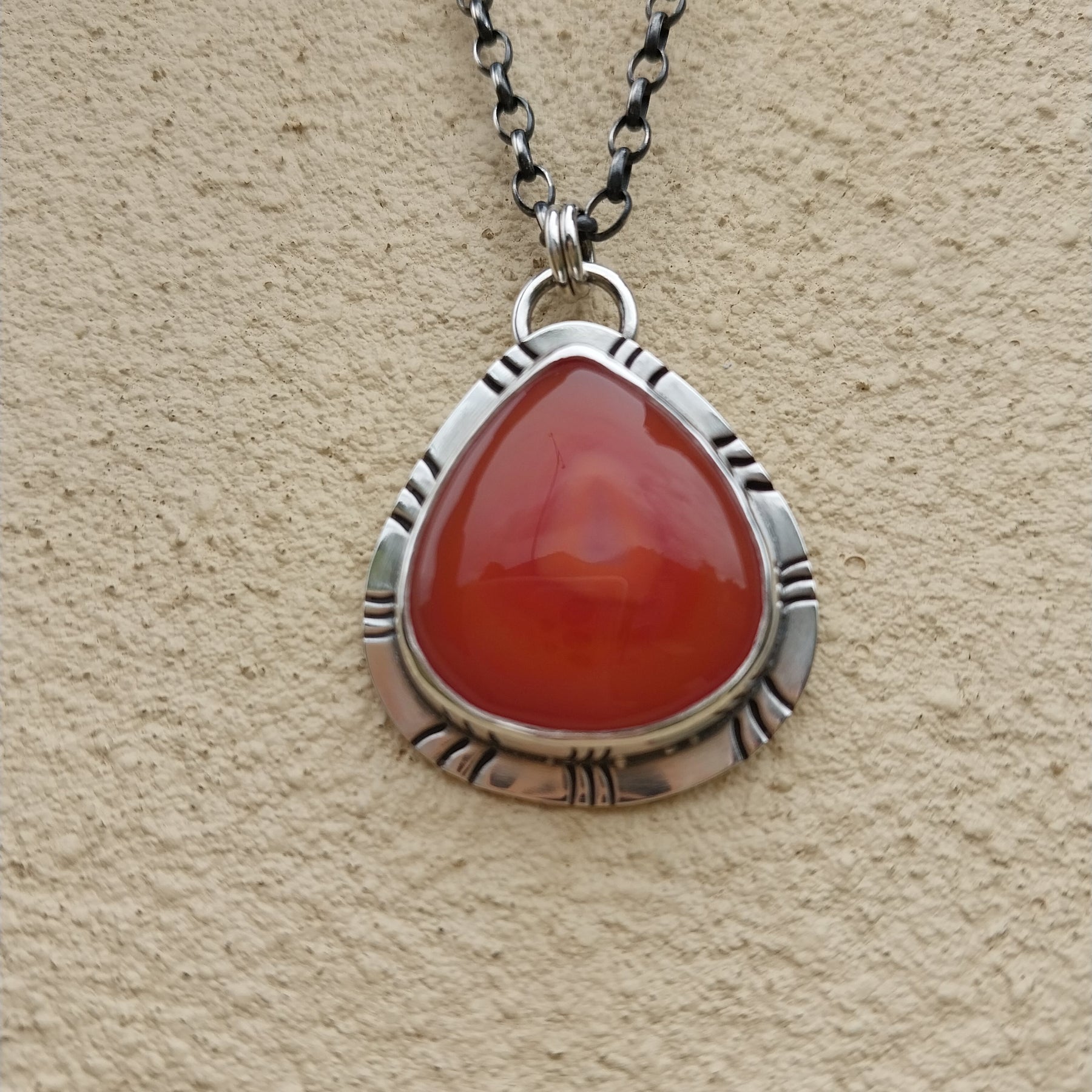 Lake agate necklace