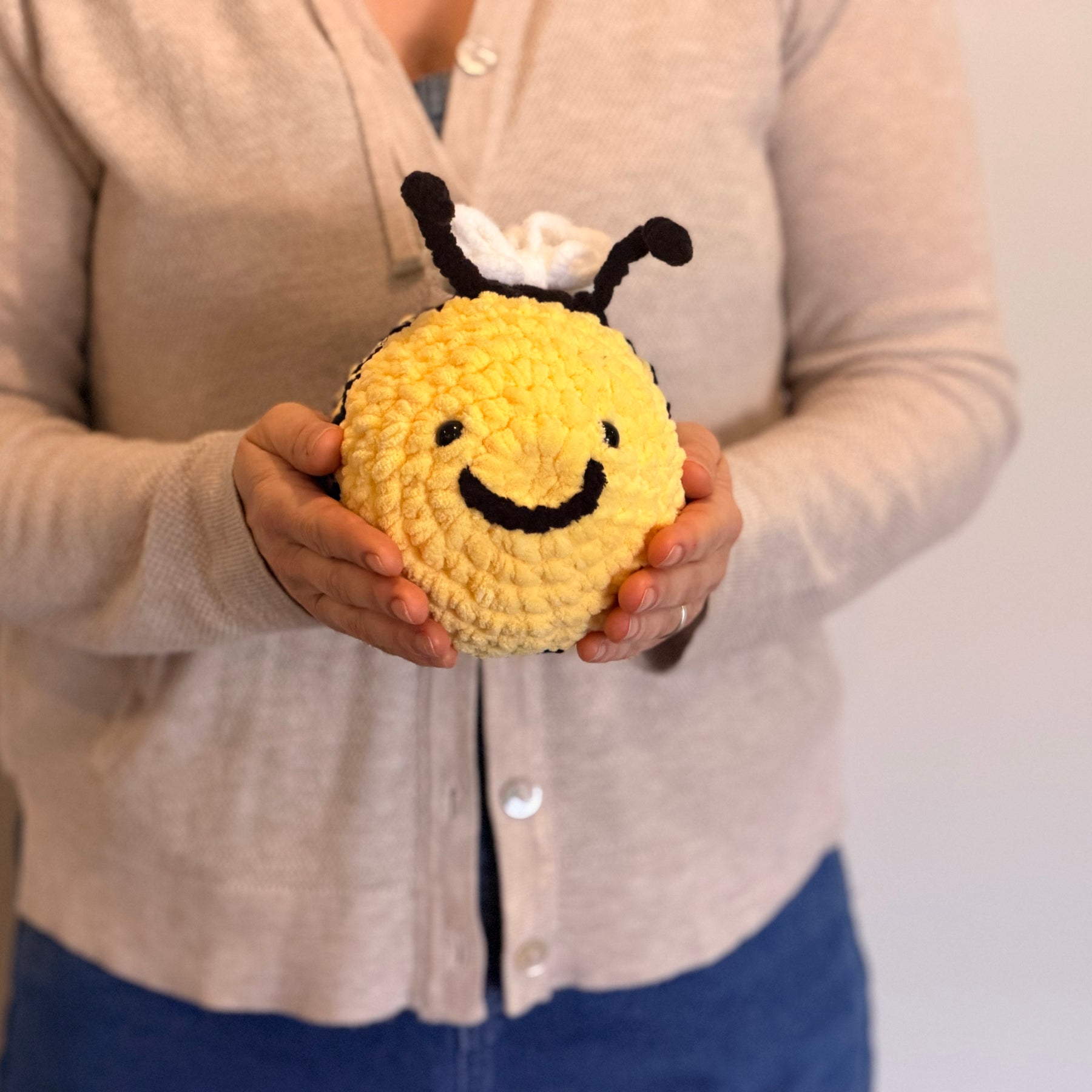 Bumble Bee Crochet Toy / House Decor (Small size)