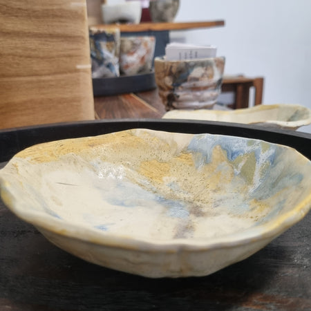 Sandy dish-  decorative hand made dish