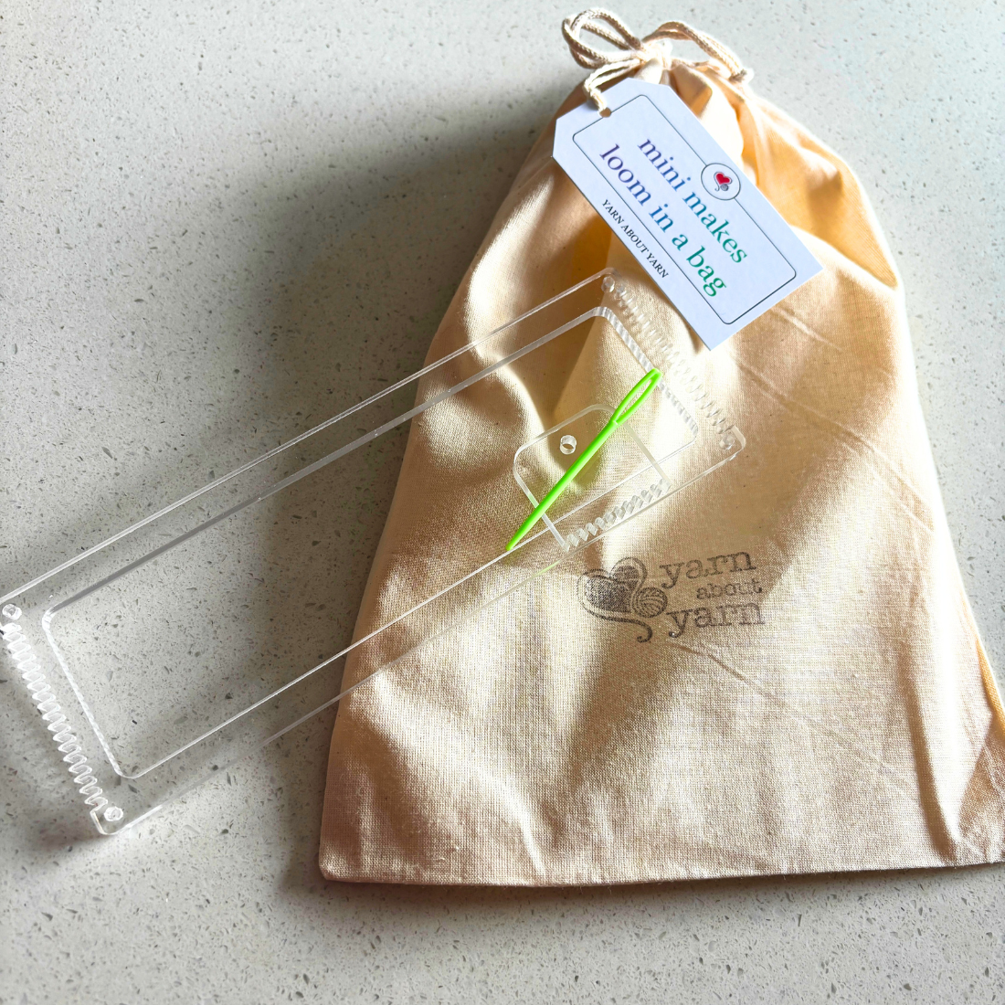 Mini Makes Loom In A Bag - Weaving Loom and Tools - DIY Craft Kit