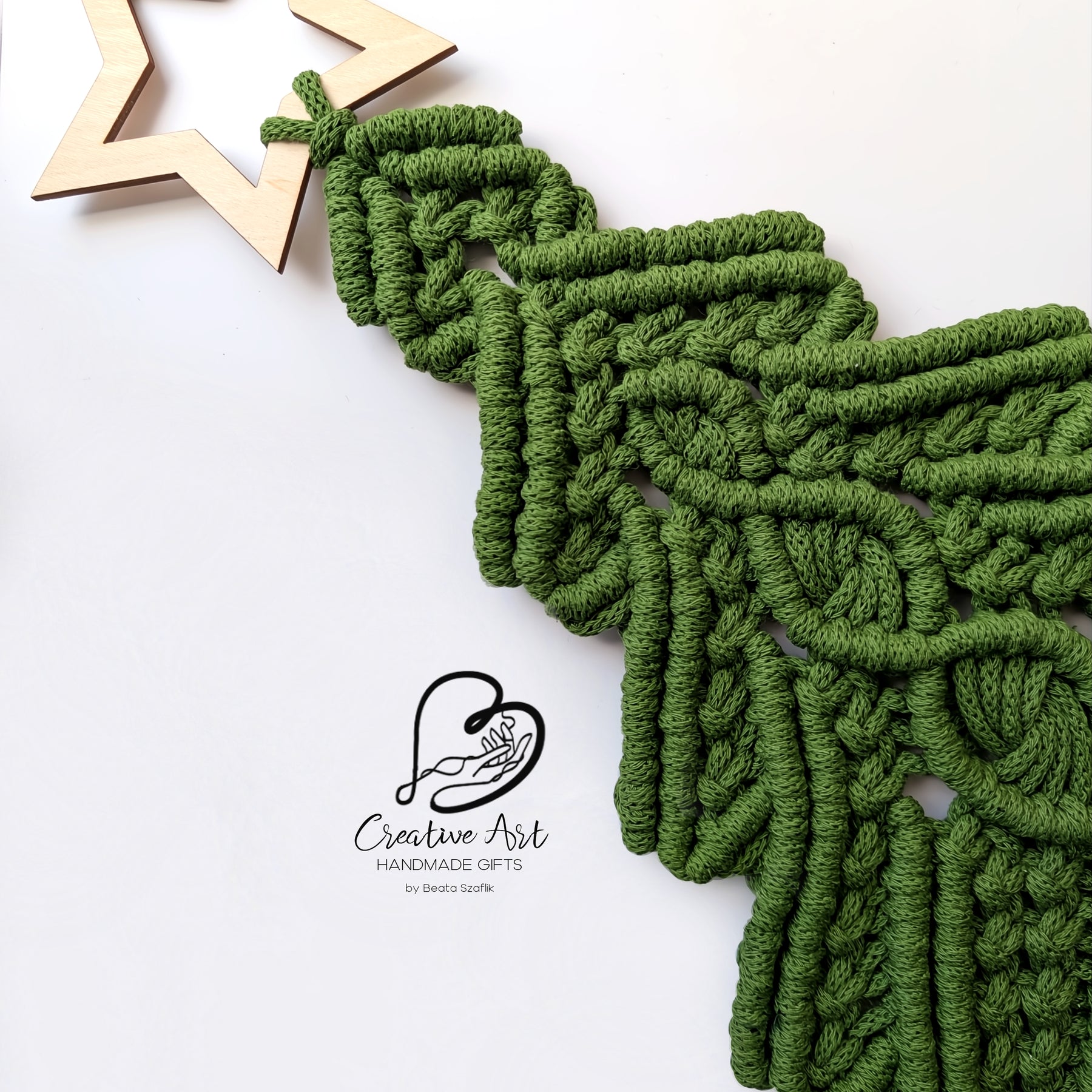 Macrame Christmas Tree wall hanging