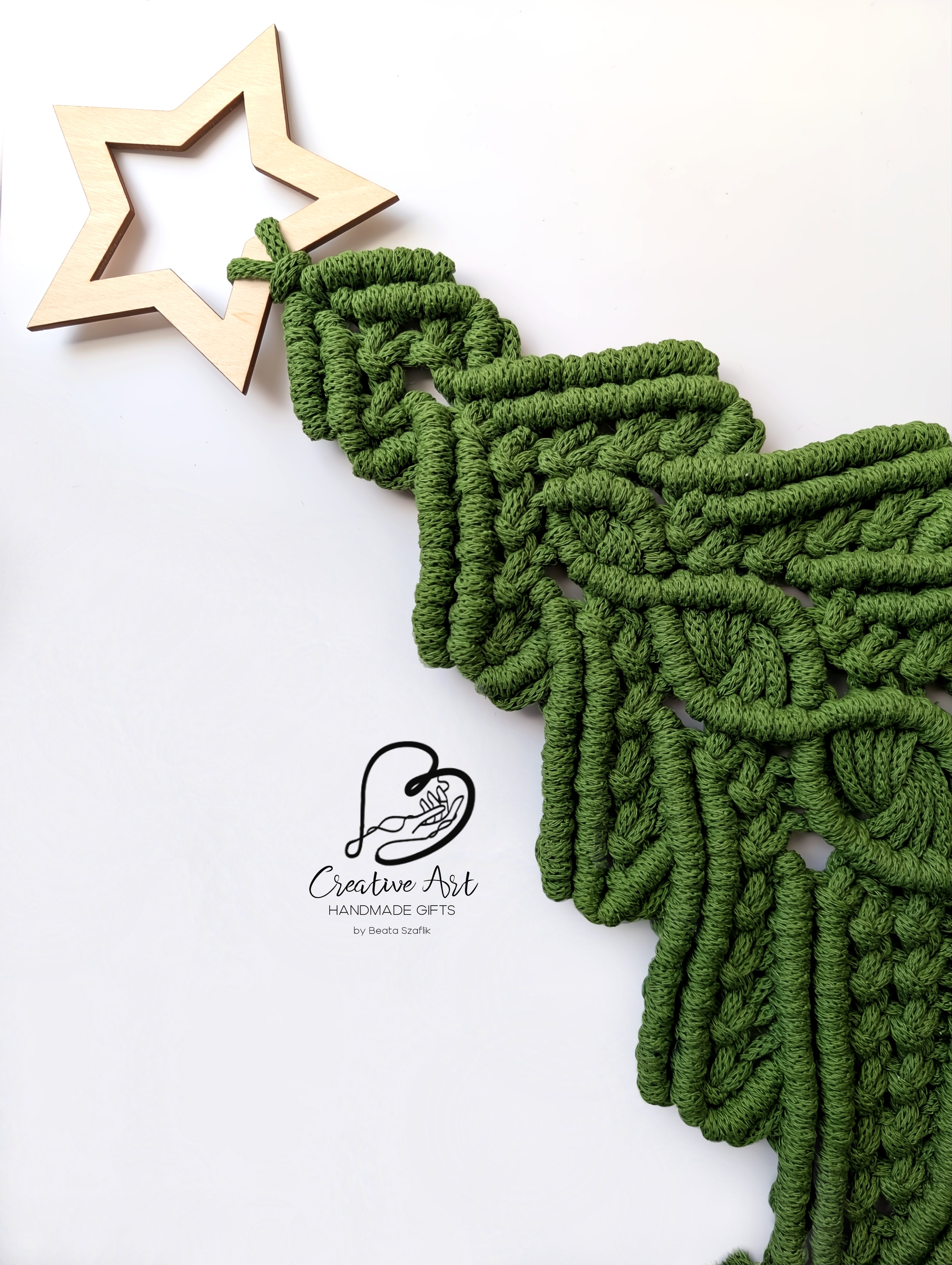 Macrame Christmas Tree wall hanging