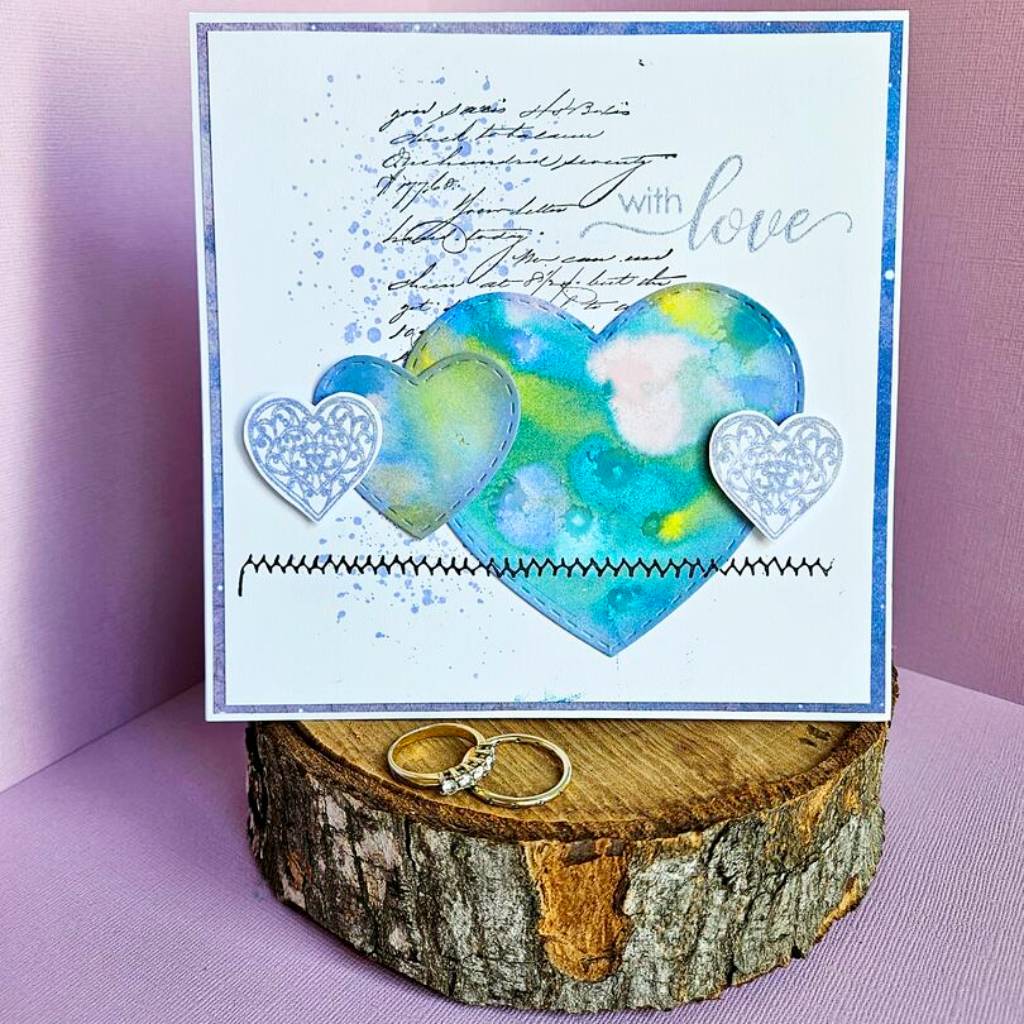 "With Love", Congratulations, greeting card