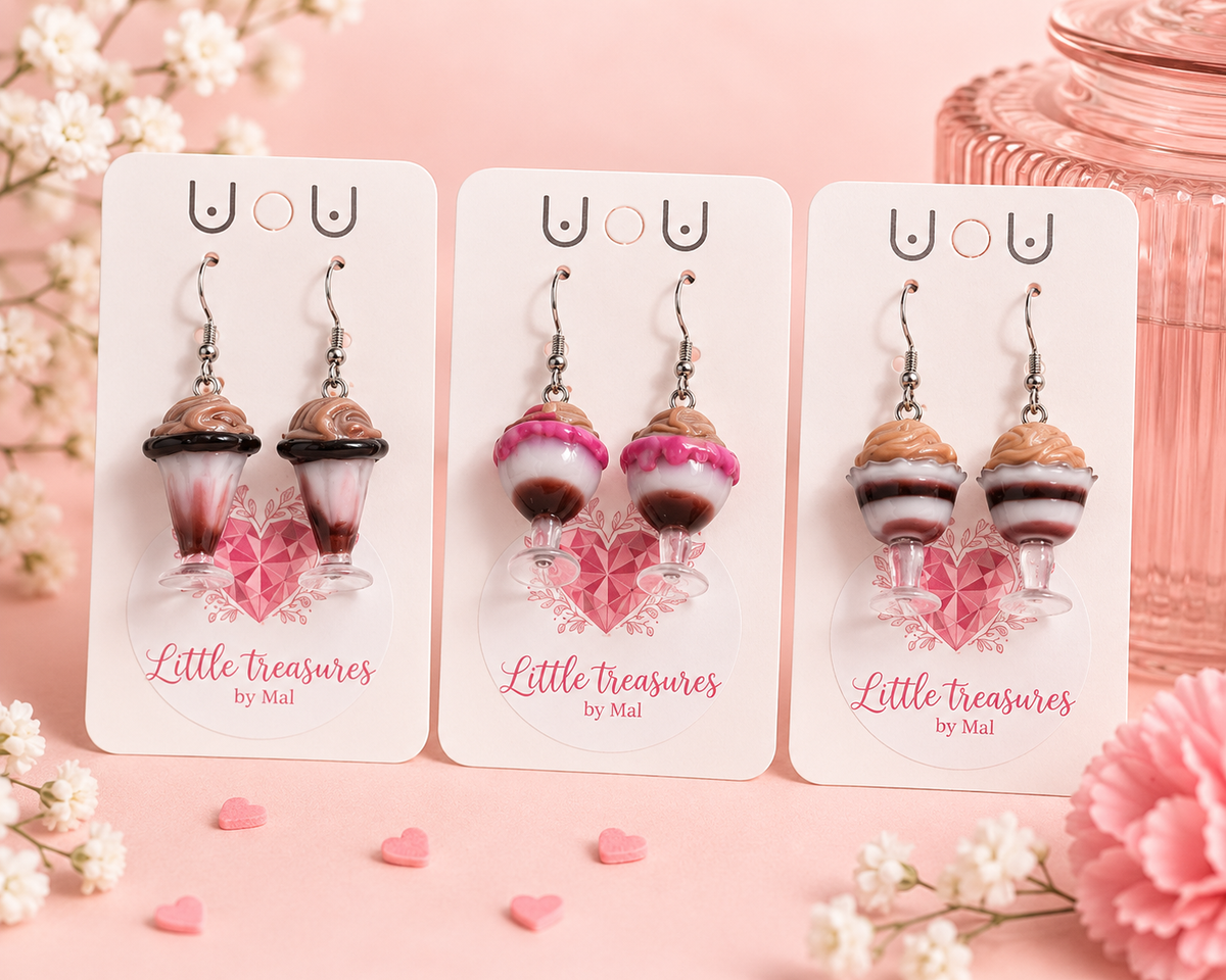 🍨💕 Sweet Sundae Earrings 💕🍨