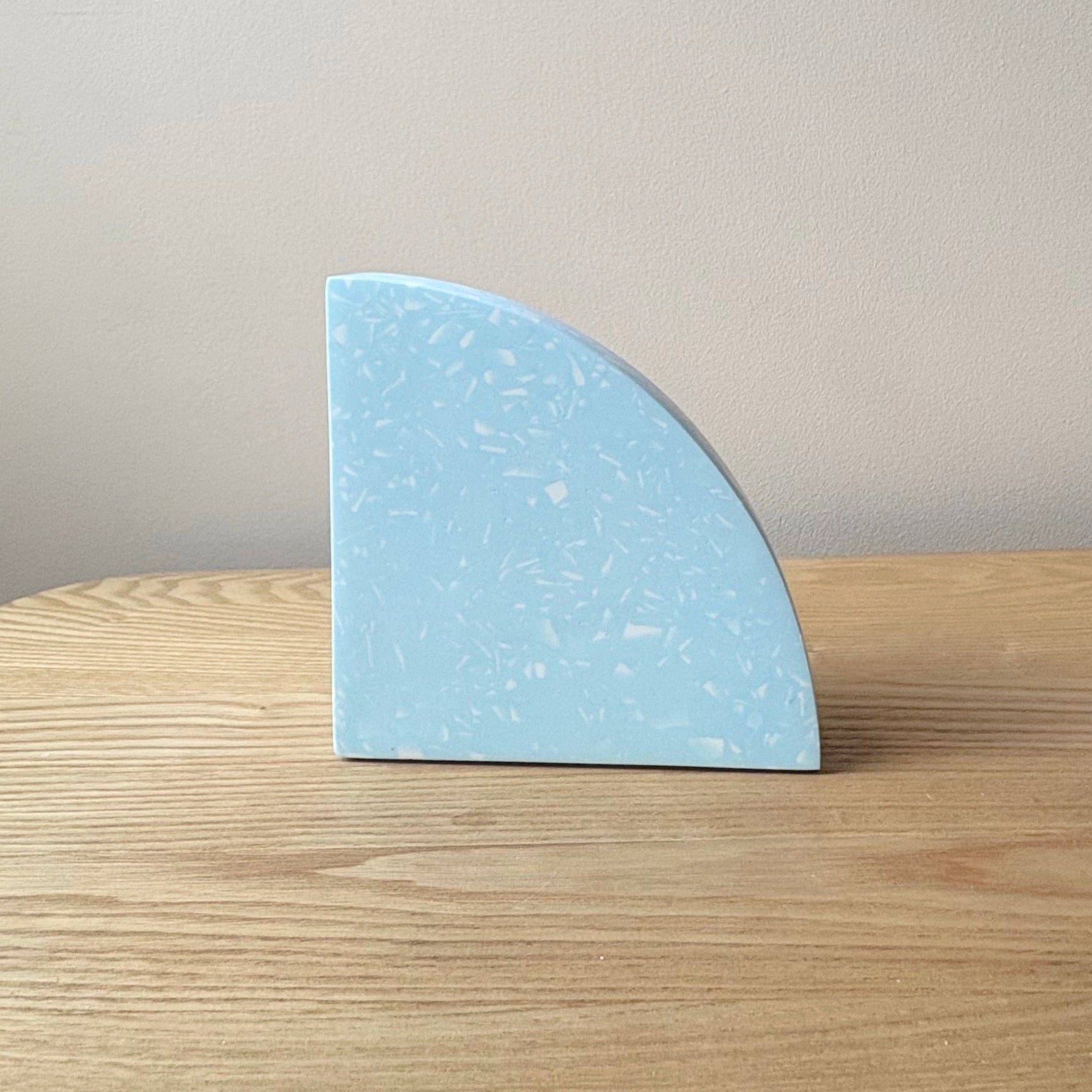 Personalised Birth Details Terrazzo Bookend