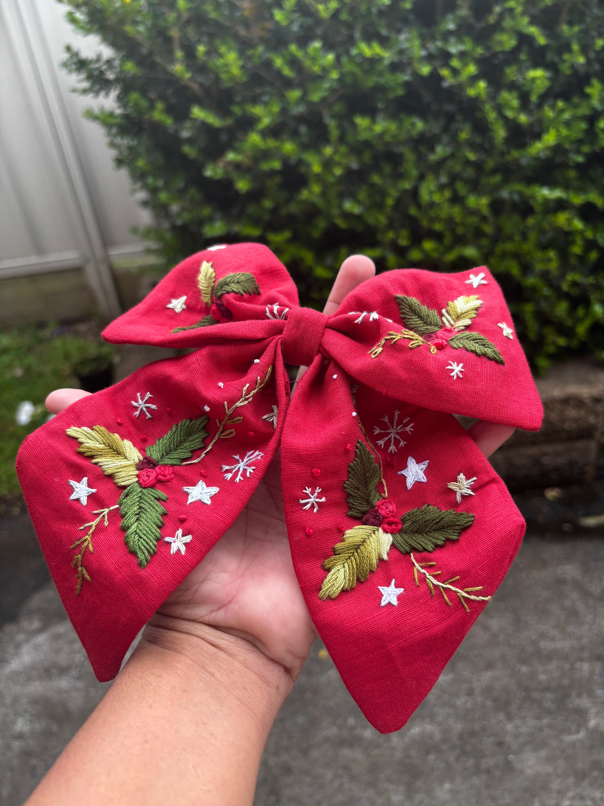Christmas Hair Bow