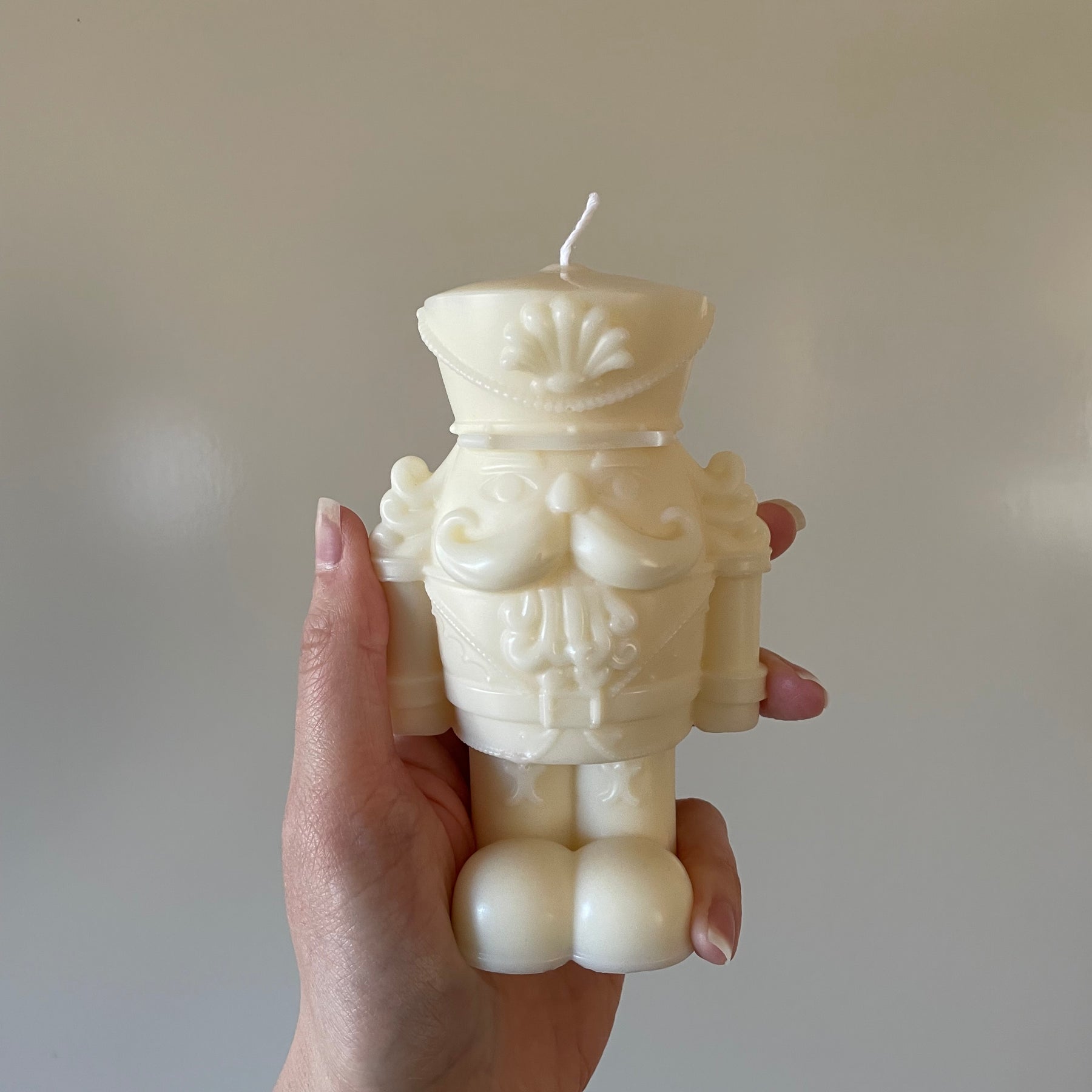 Custom Nutcracker Pillar Candle