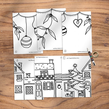 Christmas Window Drawing Kit